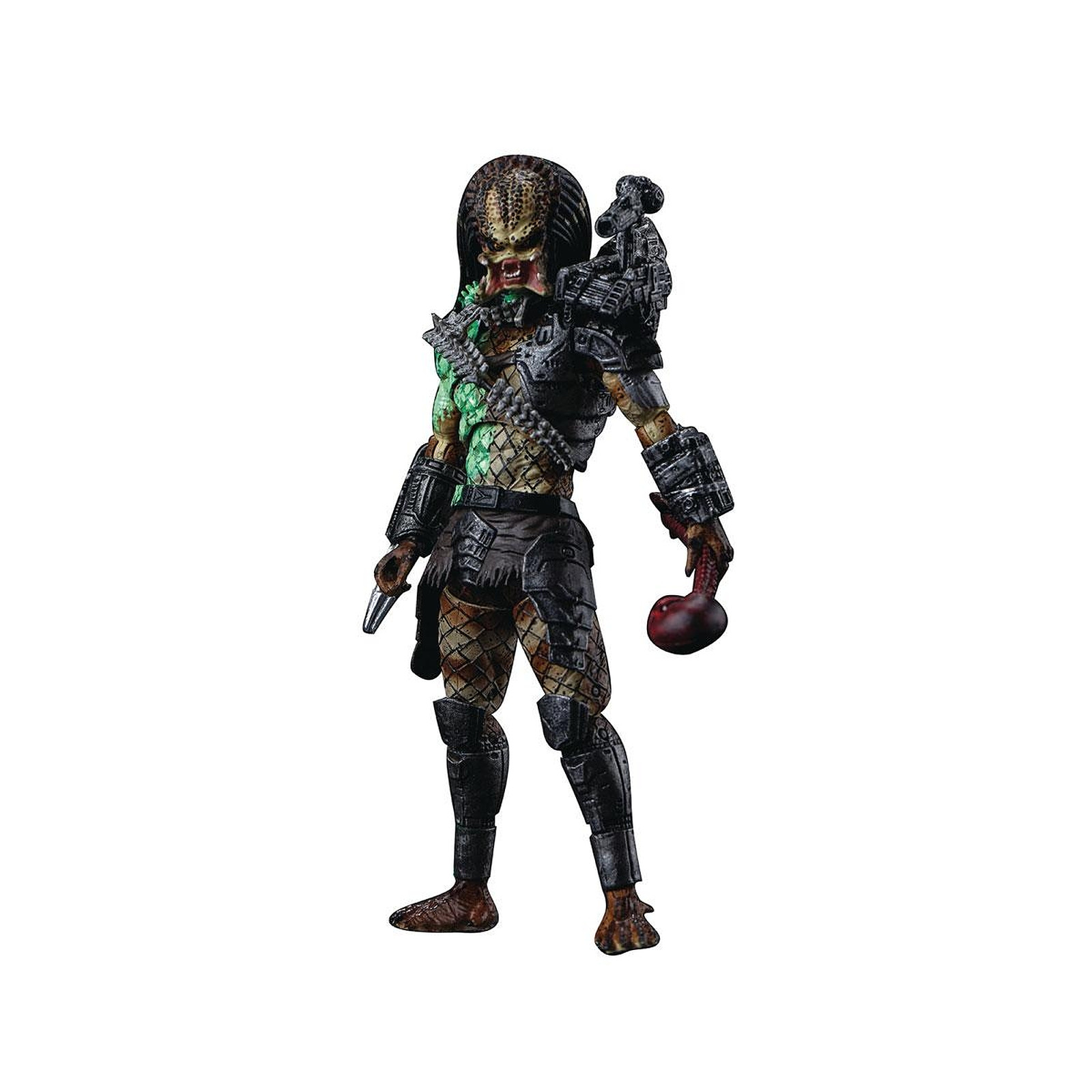 Predator - Figurine 1/18 Battle Damage Jungle Predator Previews Exclusive 11 cm - Figurines Generique