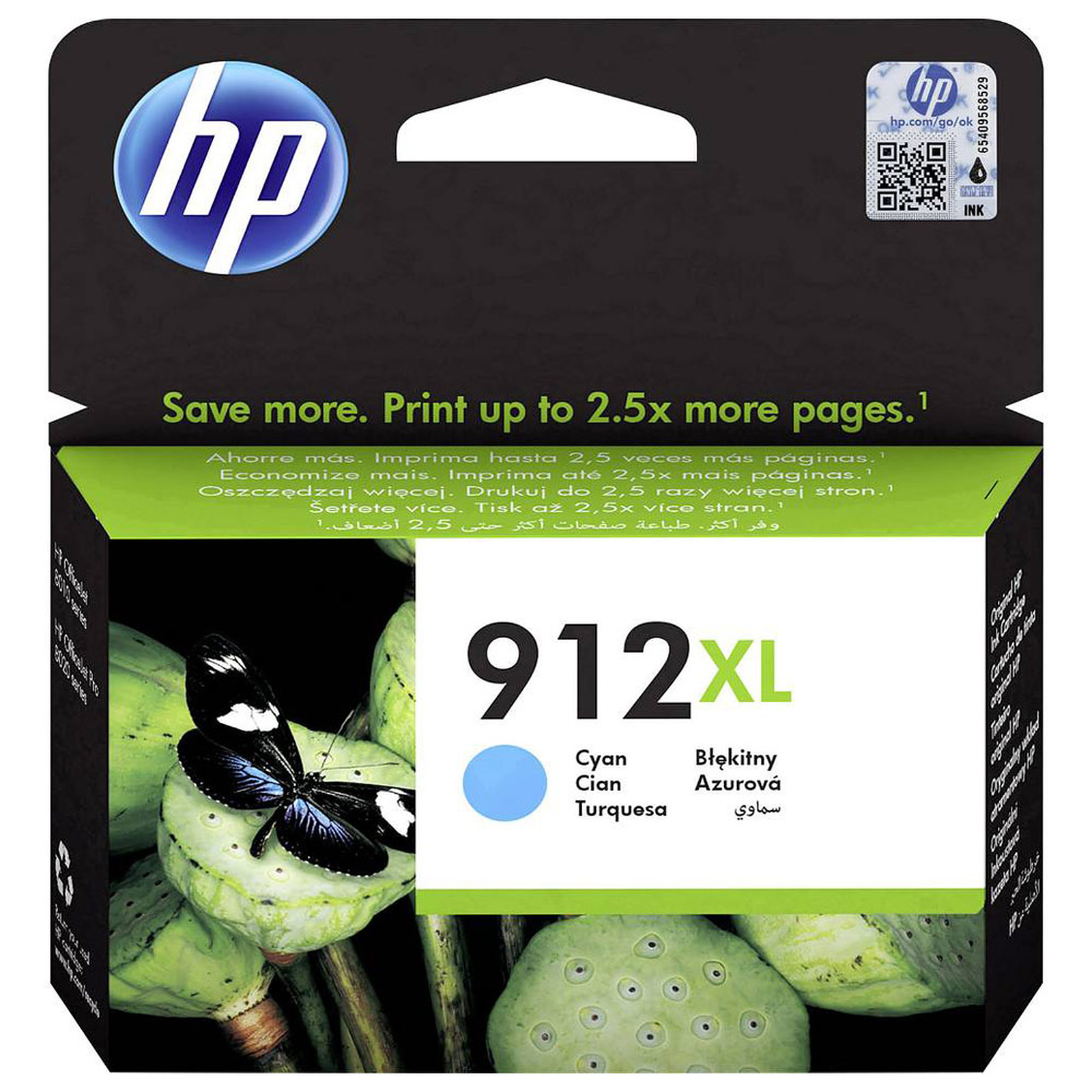 HP 912XL Cyan (3YL81AE) - Cartouche imprimante HP