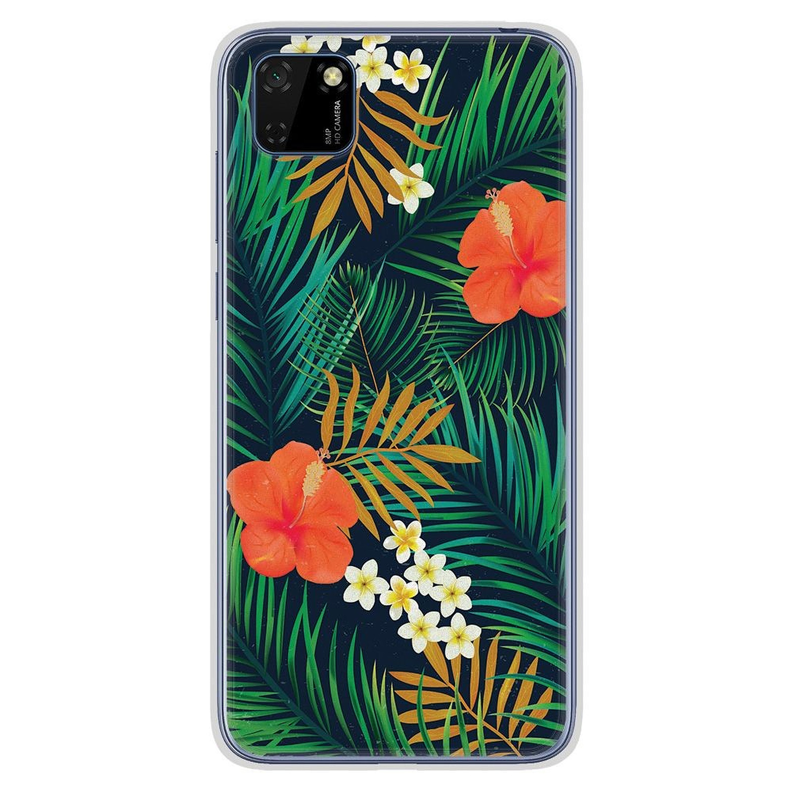 1001 Coques Coque silicone gel Huawei Y5P motif Tropical - Coque telephone 1001Coques