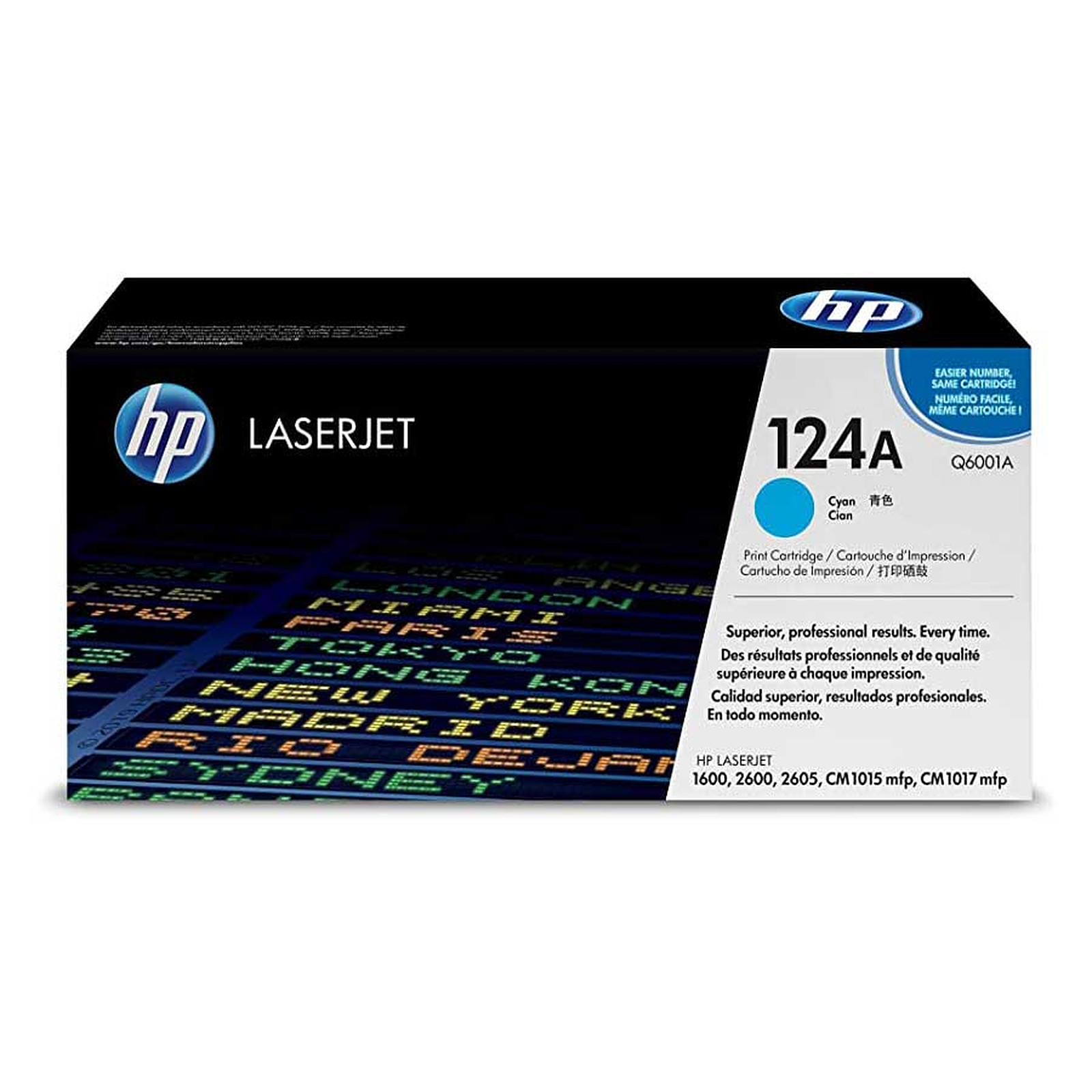 HP 124A (Q6001A) - Cyan - Toner imprimante HP