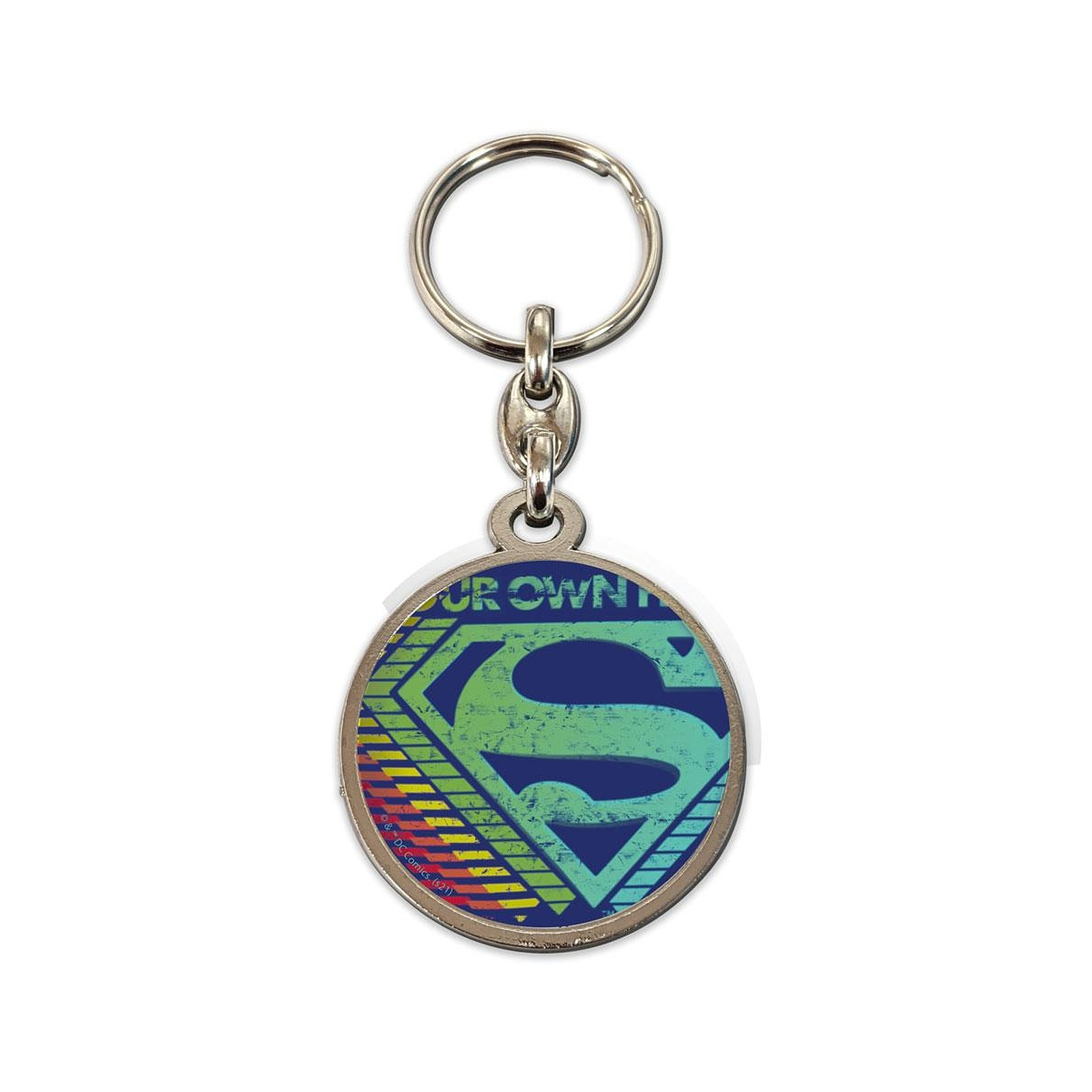 DC Comics - Porte-cles metal Superman Logo 7 cm - Porte-cles SD Toys