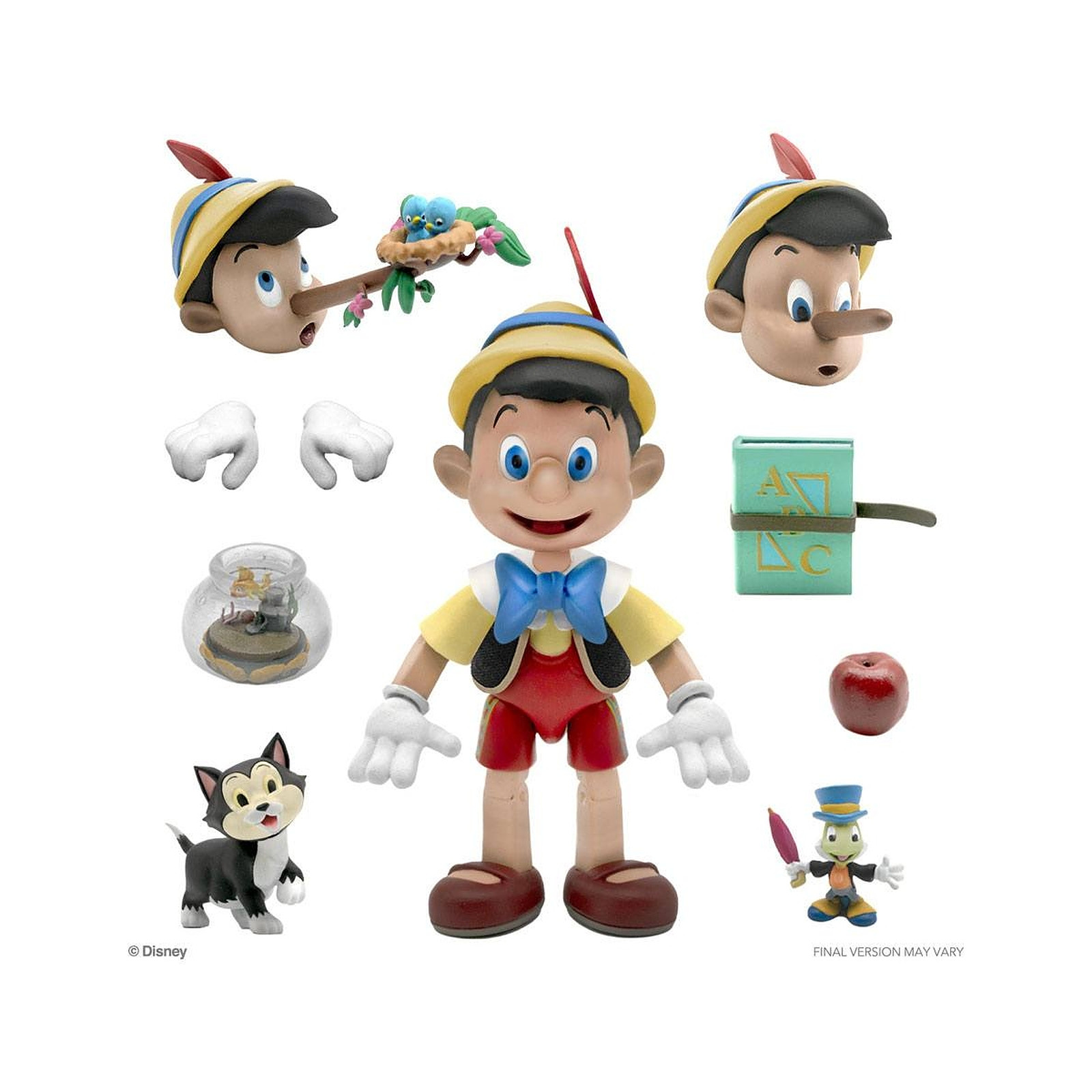 Disney - Figurine Ultimates Pinocchio 18 cm - Figurines Super7