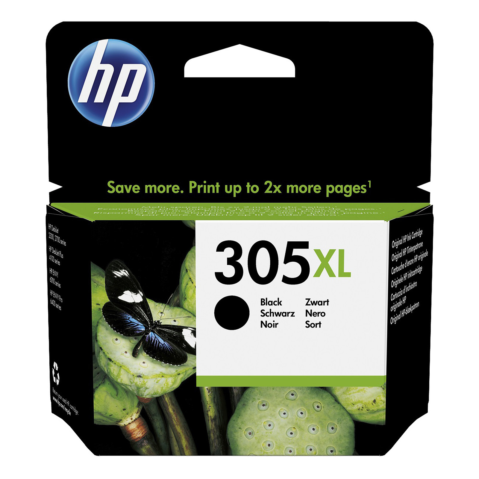 HP 305XL (3YM62AE) - Noir - Cartouche imprimante HP