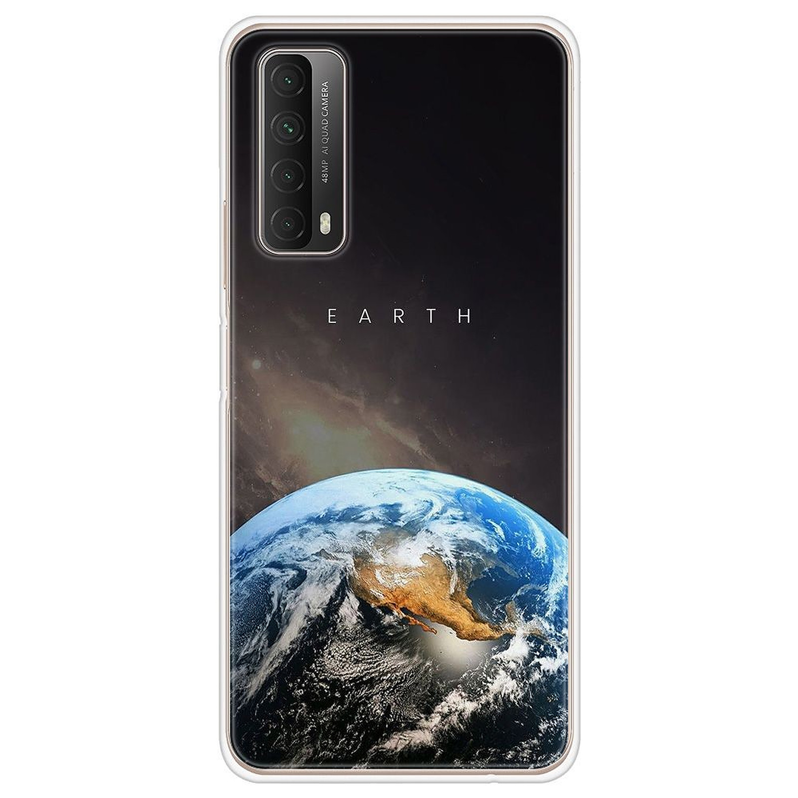 1001 Coques Coque silicone gel Huawei P Smart 2021 motif Earth - Coque telephone 1001Coques
