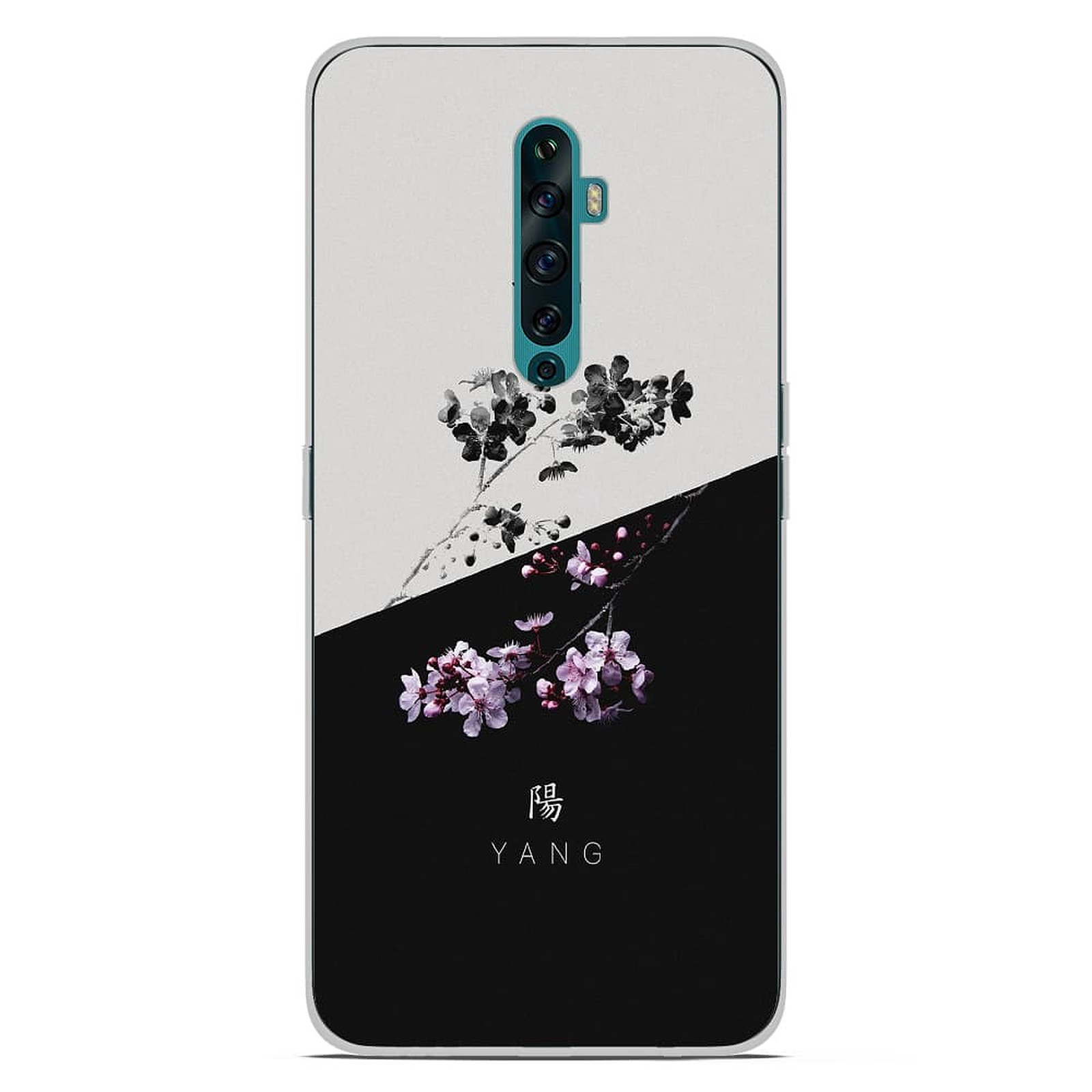 1001 Coques Coque silicone gel Oppo Reno 2Z motif Yin et Yang - Coque telephone 1001Coques