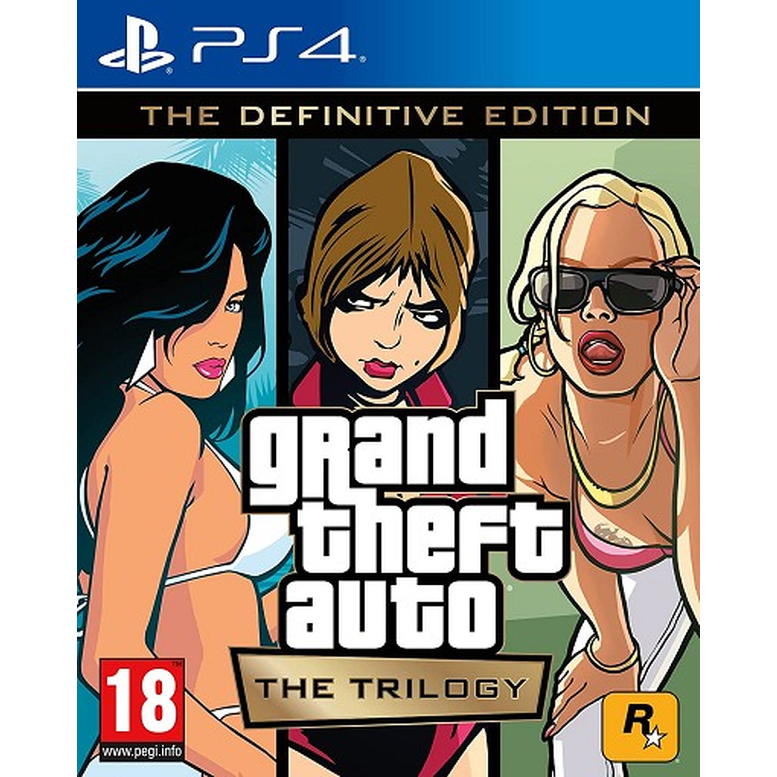 GTA The Trilogy Definitive Edition (PS4) - Jeux PS4 Rockstar Games