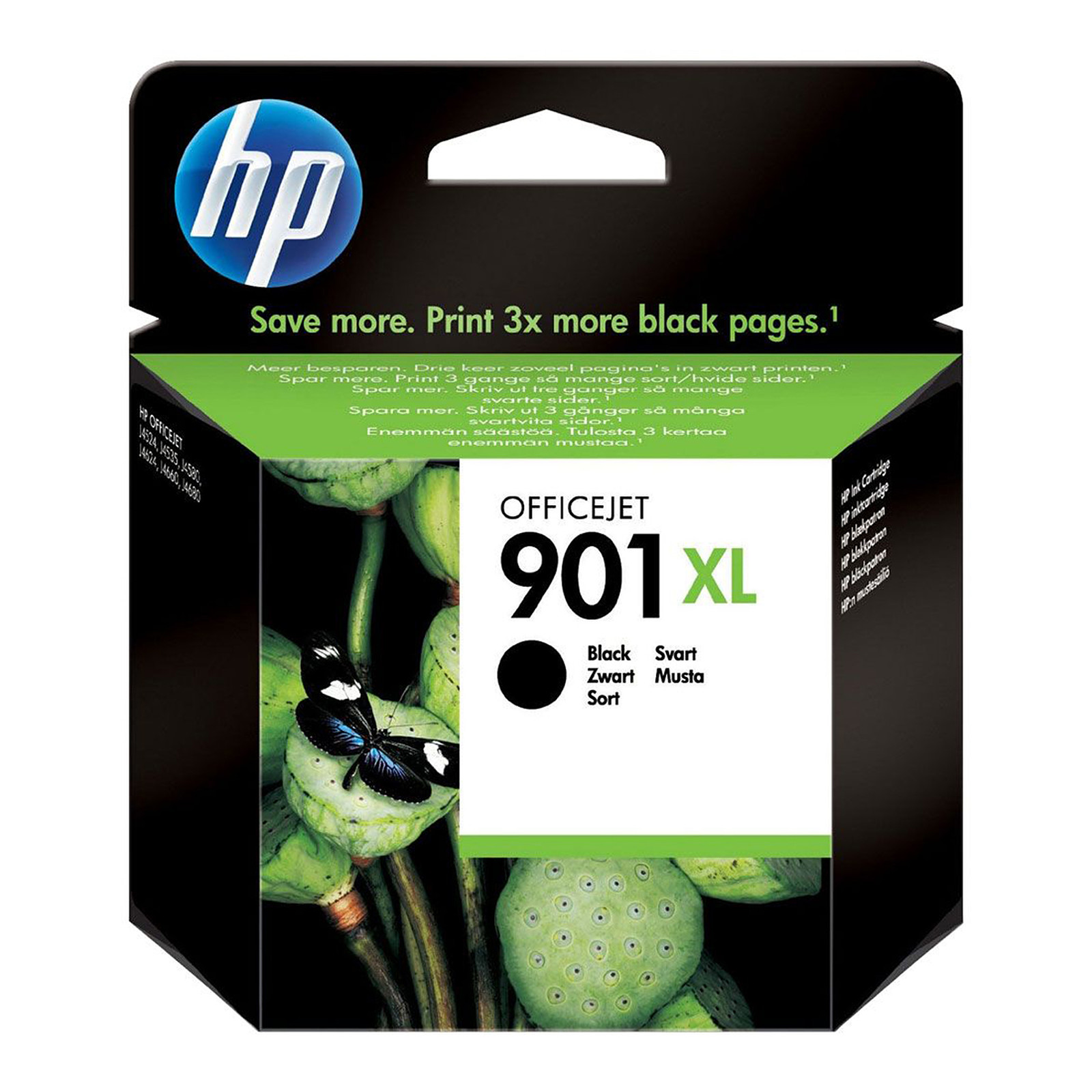 HP 901XL (CC654AE) - Noir - Cartouche imprimante HP