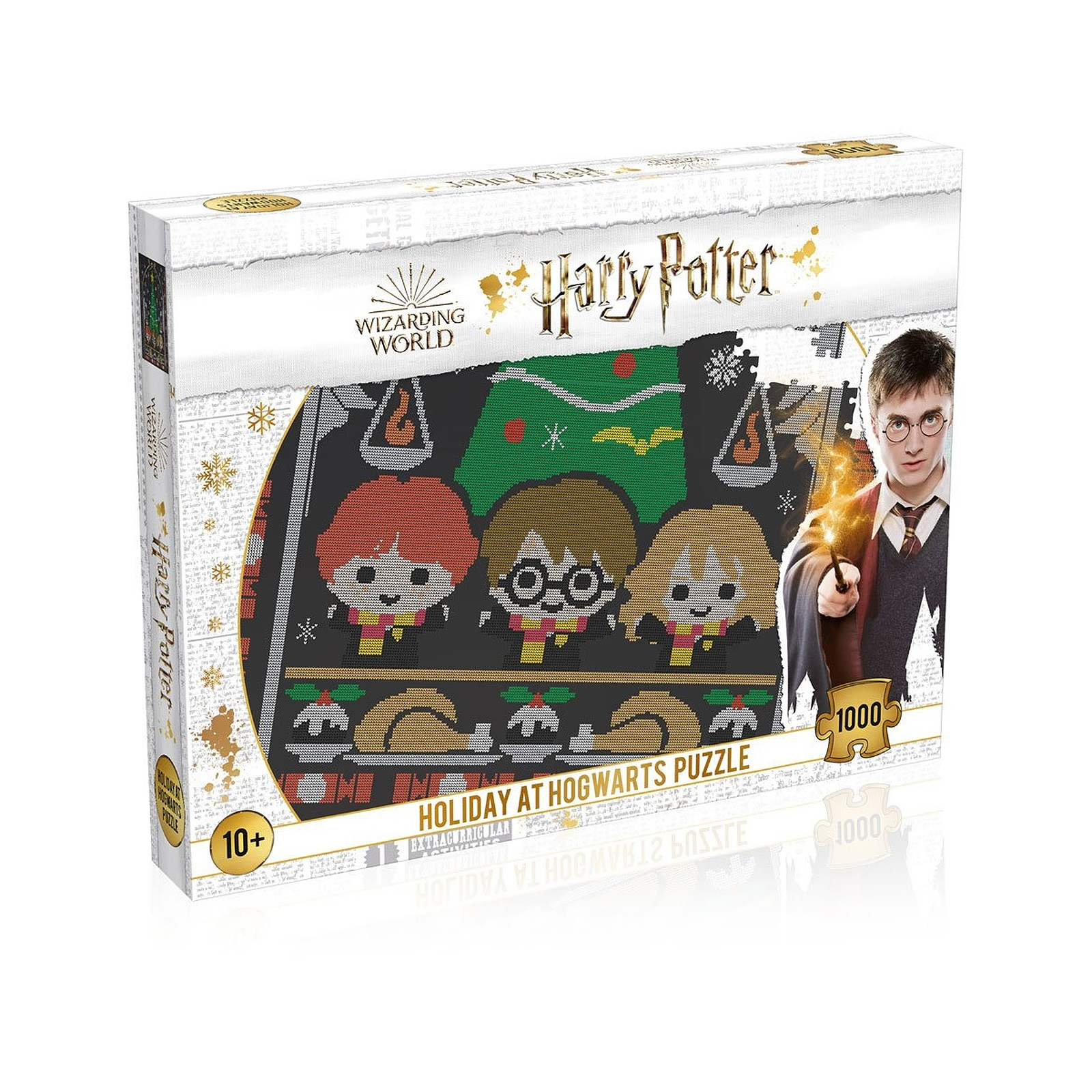 Harry Potter - Puzzle Christmas Jumper 1 Holiday at Hogwarts (1000 pièces) - Puzzle Winning Moves