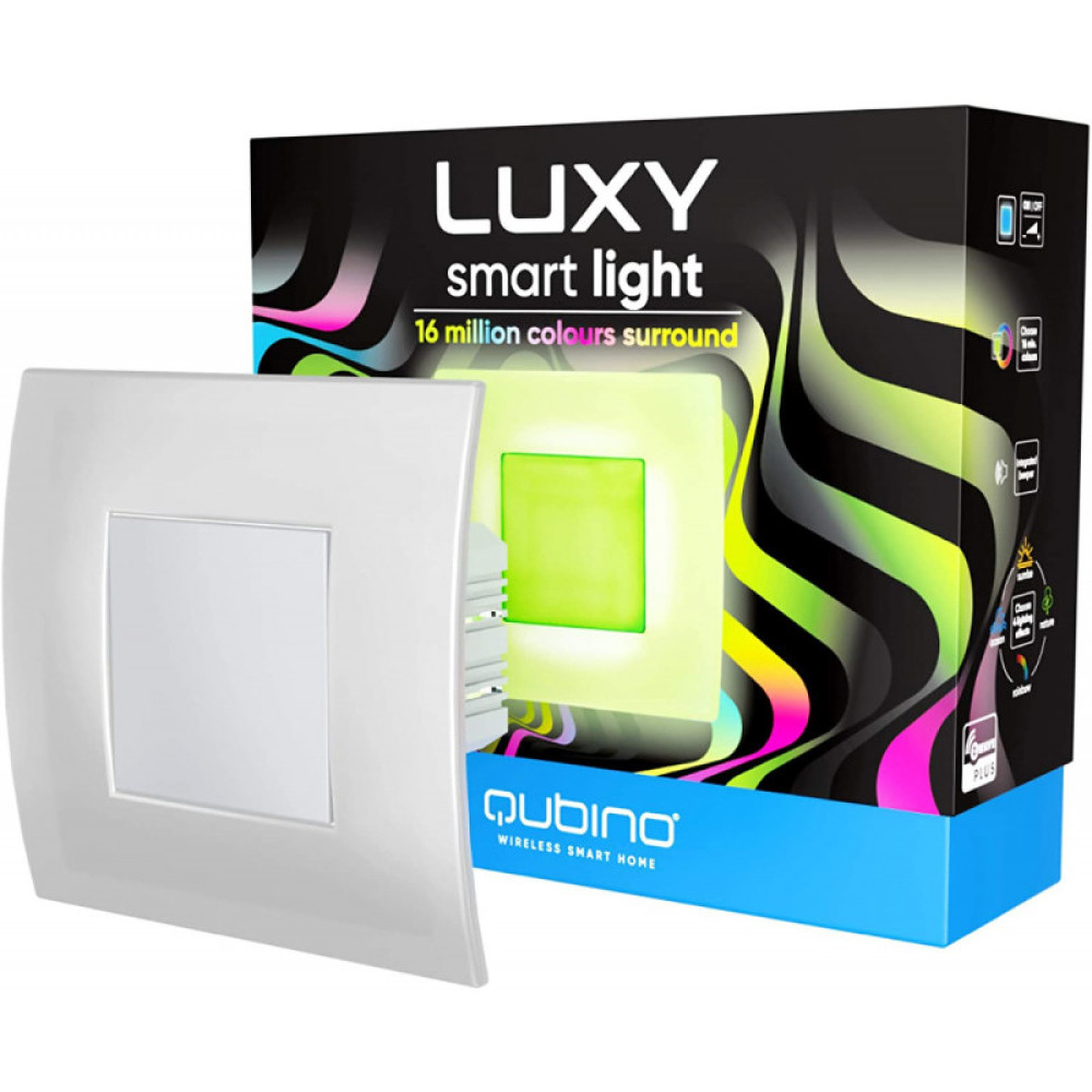 Qubino Veilleuse Intelligente Z-wave Luxy Smart Light QUB_ZMNHQD1 - Ampoule connectee Qubino