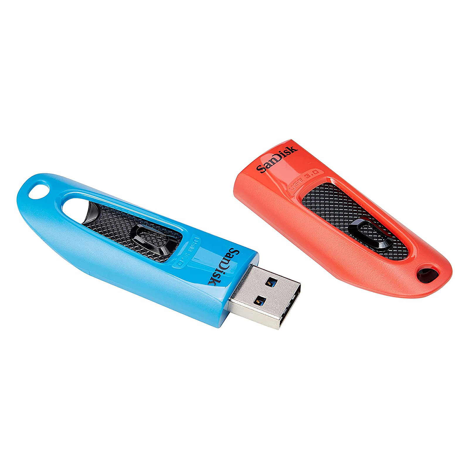 SanDisk Ultra USB 3.0 32 Go Bleu/Rouge (Pack de 2) - Cle USB Sandisk