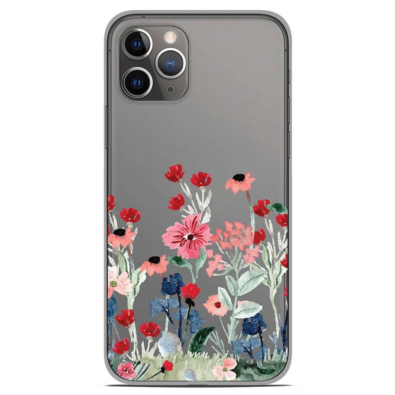 1001 Coques Coque silicone gel Apple iPhone 11 Pro motif Printemps en fleurs - Coque telephone 1001Coques