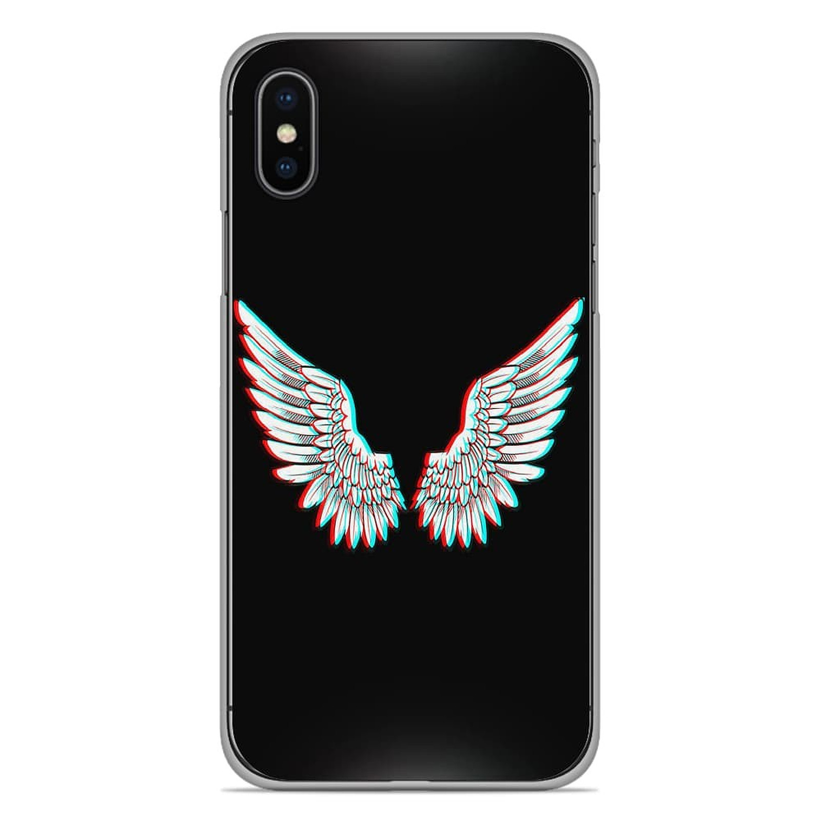 1001 Coques Coque silicone gel Apple iPhone XS Max motif Ailes d'Ange - Coque telephone 1001Coques