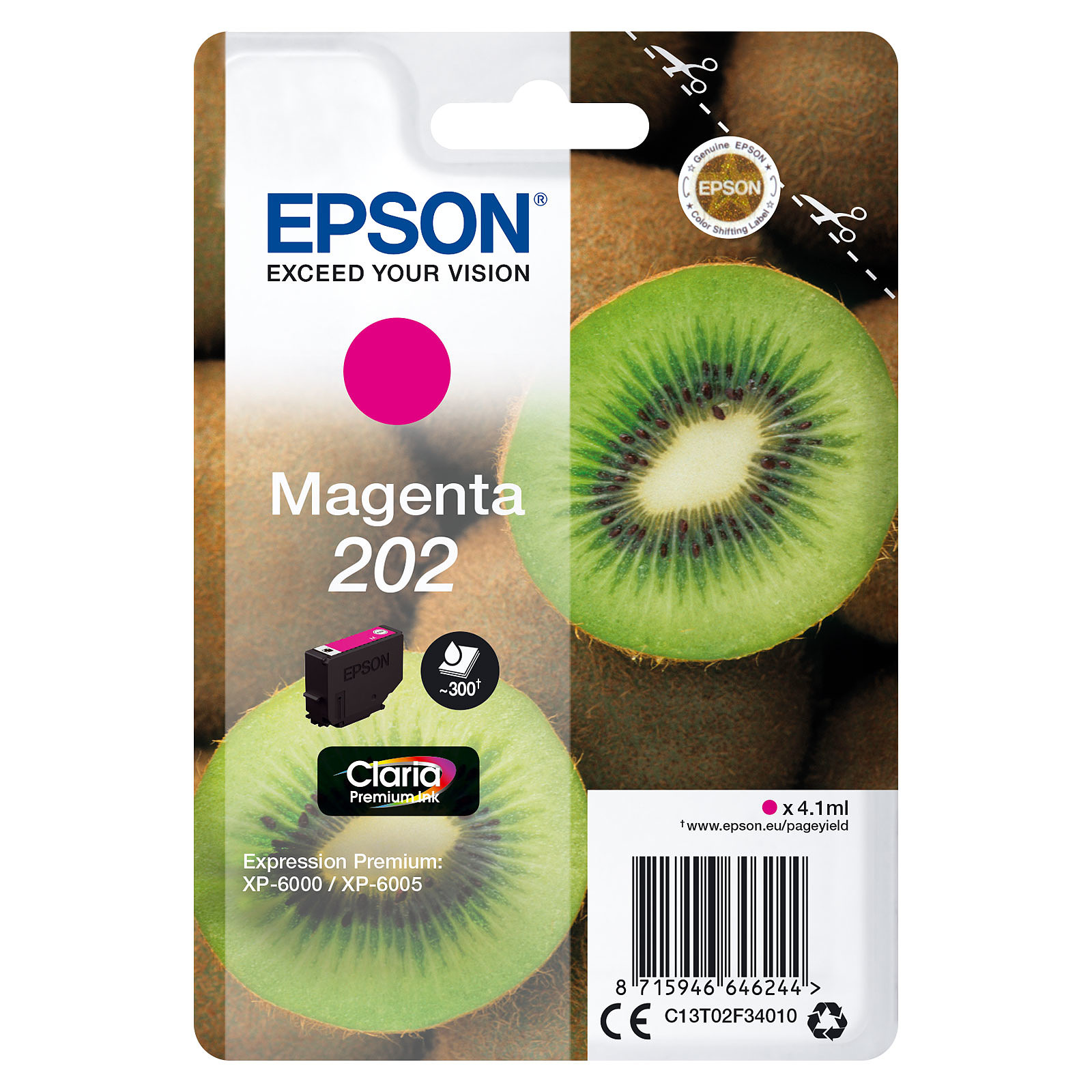Epson Kiwi Magenta 202 - Cartouche imprimante Epson