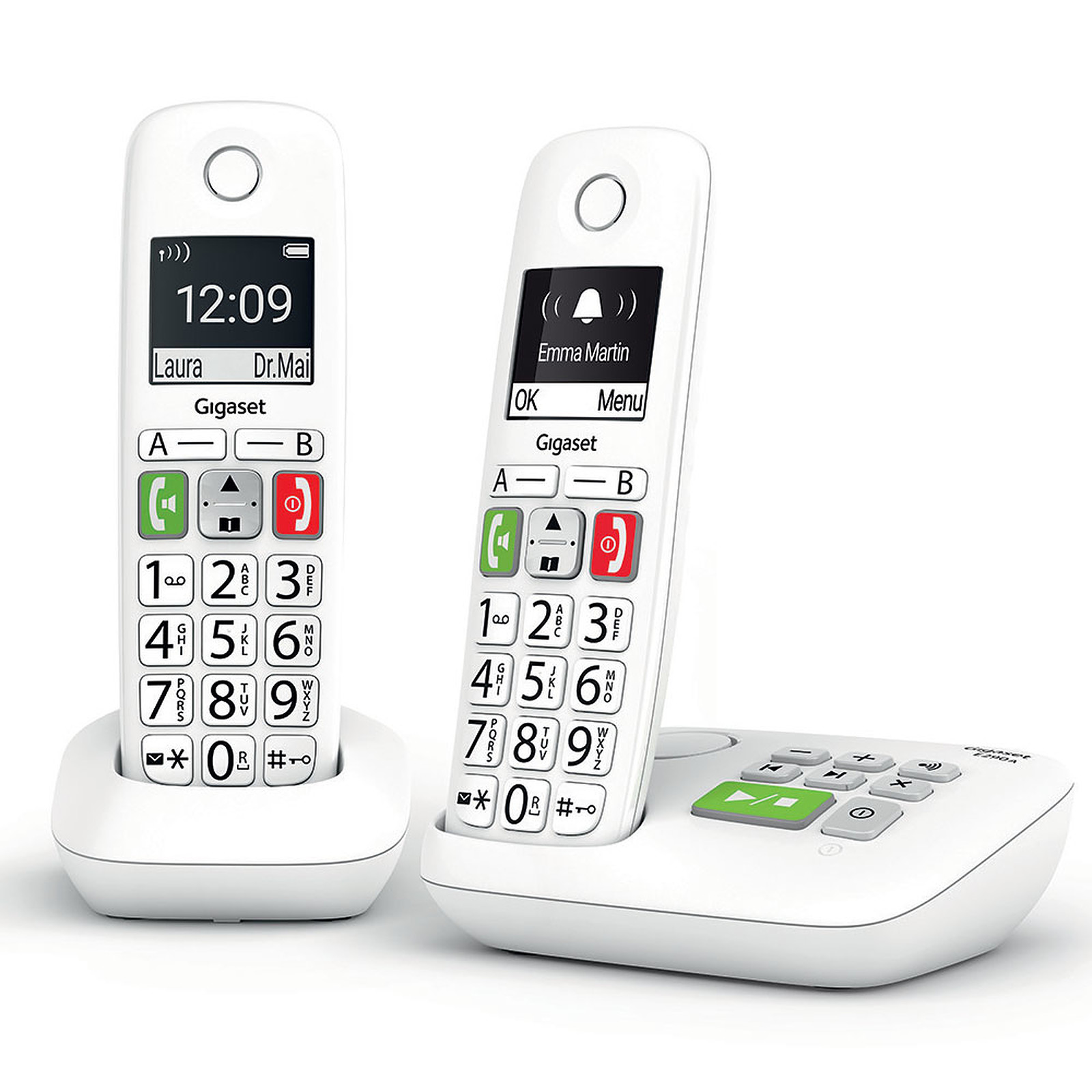Gigaset Duo E290A Blanc - Telephone sans fil Gigaset