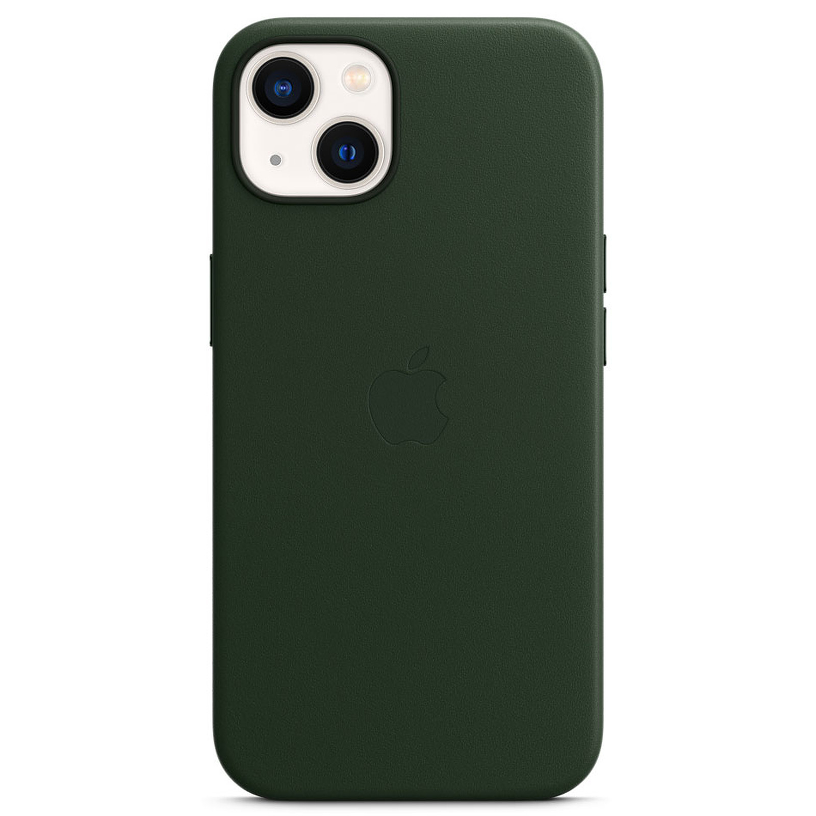 Apple Leather Case with MagSafe Vert Sequoia Apple iPhone 13 - Coque telephone Apple