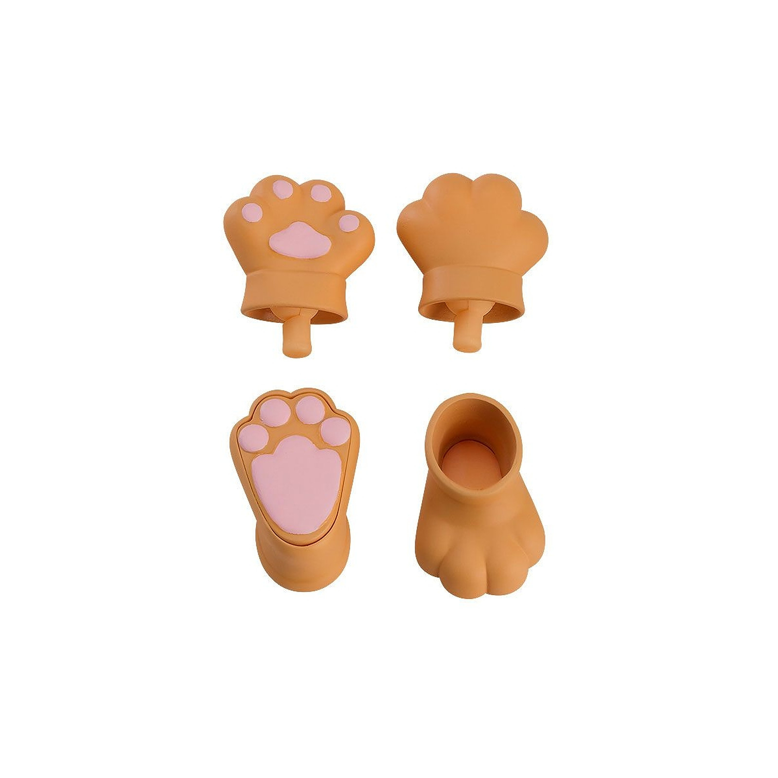 Original Character - Accessoires pour figurines Nendoroid Doll Animal Hand Parts Set (Brown) - Figurines Good Smile Company