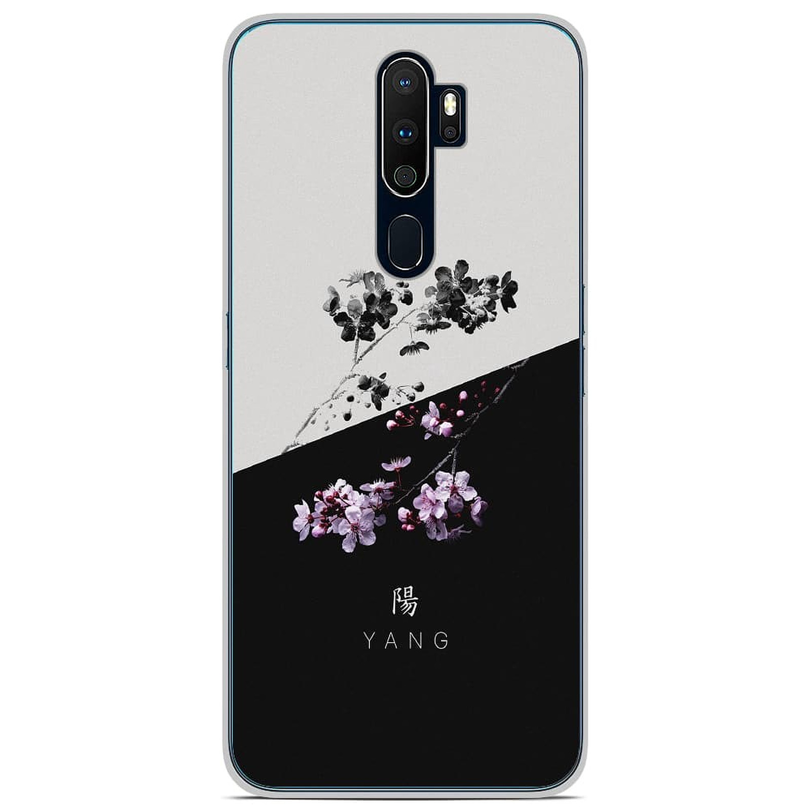 1001 Coques Coque silicone gel Oppo A9 2020 motif Yin et Yang - Coque telephone 1001Coques