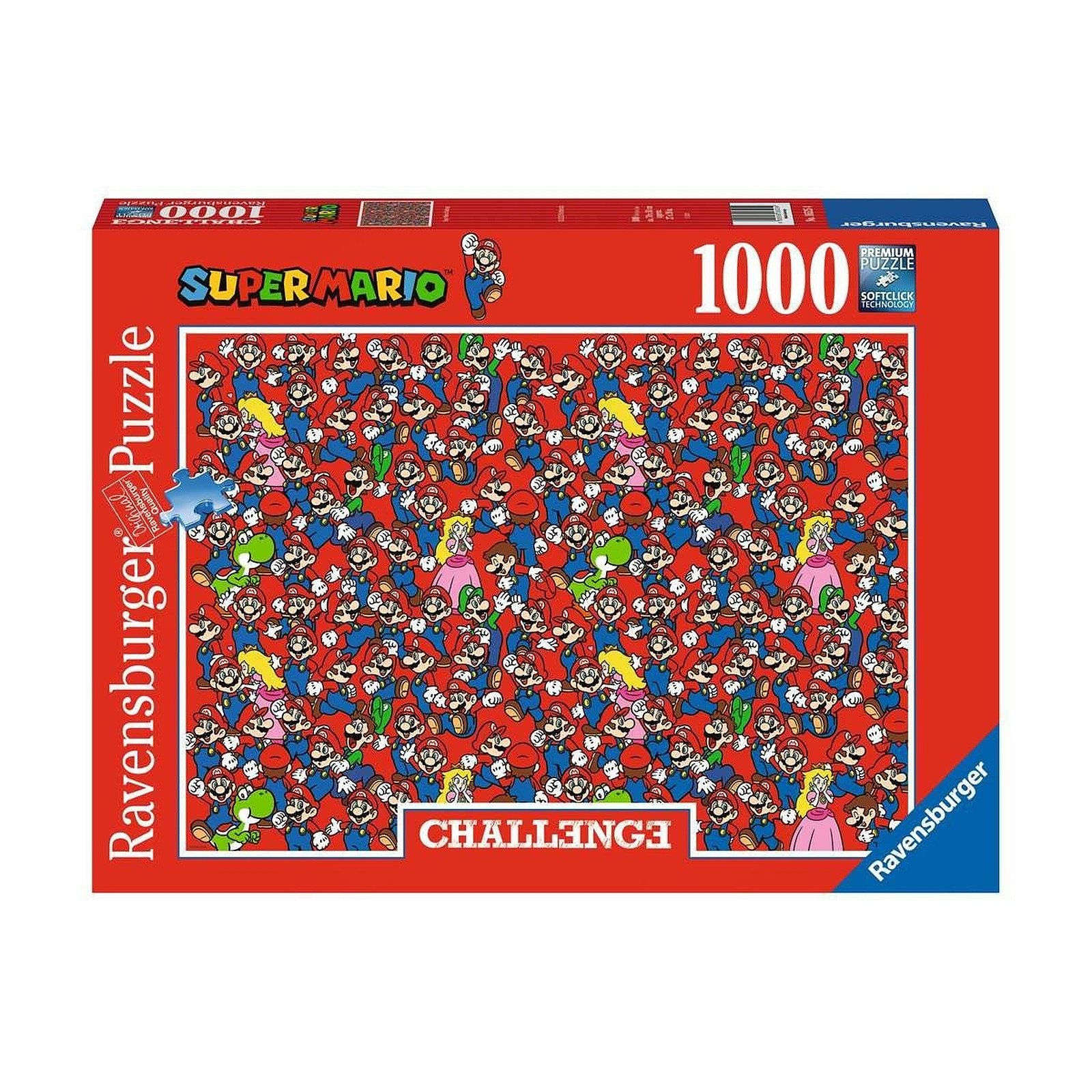 Nintendo - Puzzle Challenge Super Mario Bros (1000 pièces) - Puzzle Ravensburger