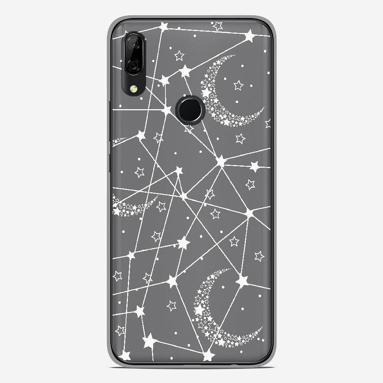 1001 Coques Coque silicone gel Huawei P Smart Z motif Lignes etoilees - Coque telephone 1001Coques