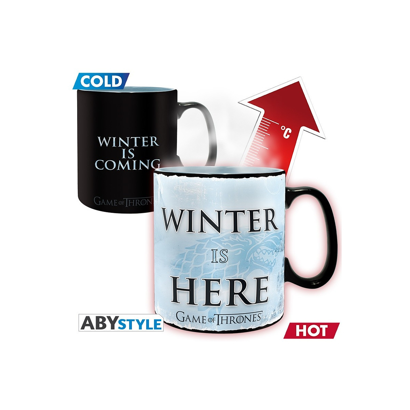 Game Of Thrones - Mug Heat Change Winter is here - Mugs Abystyle