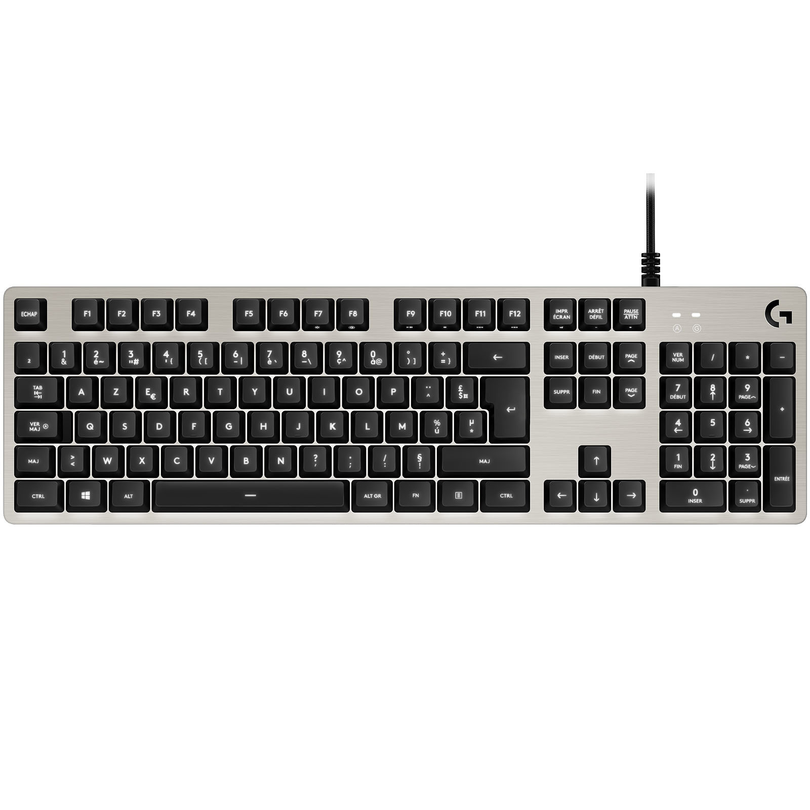 Logitech G G413 Mechanical Gaming Keyboard (Argent) - Clavier PC Logitech G