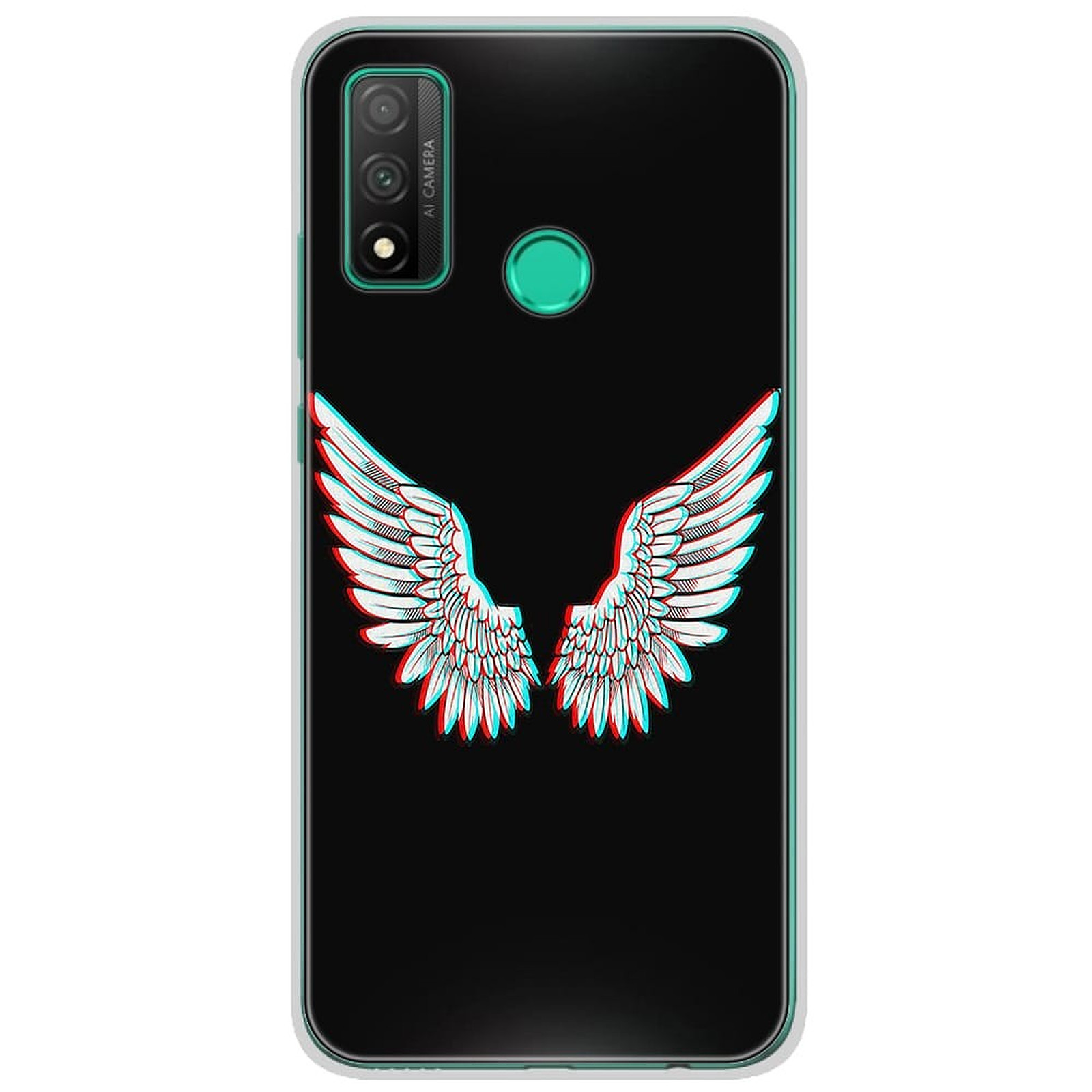 1001 Coques Coque silicone gel Huawei P Smart 2020 motif Ailes d'Ange - Coque telephone 1001Coques