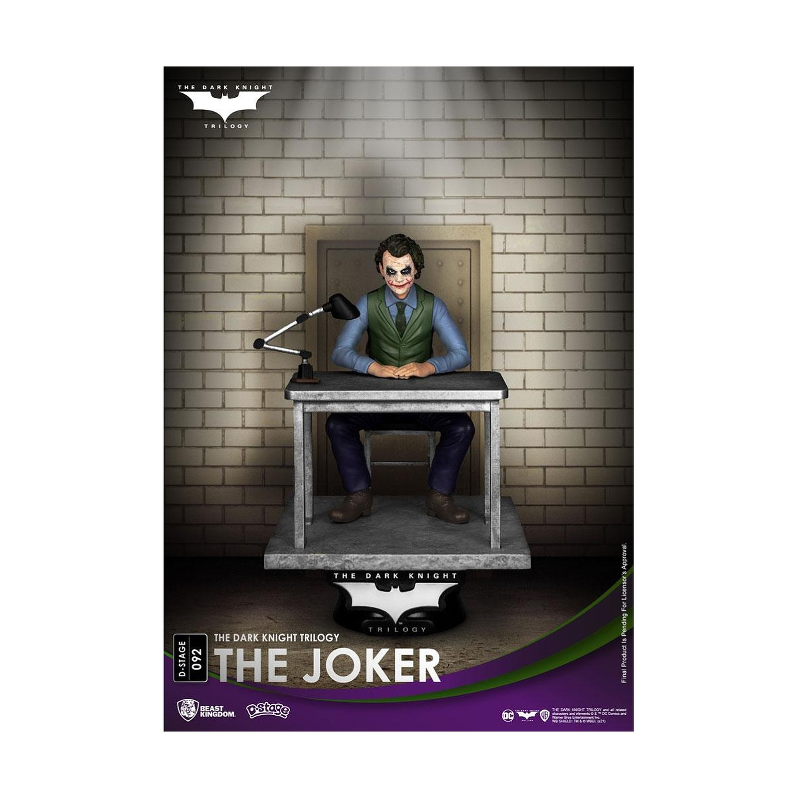DC Comics - Diorama D-Stage The Dark Knight Trilogy The Joker 16 cm - Figurines Beast Kingdom Toys