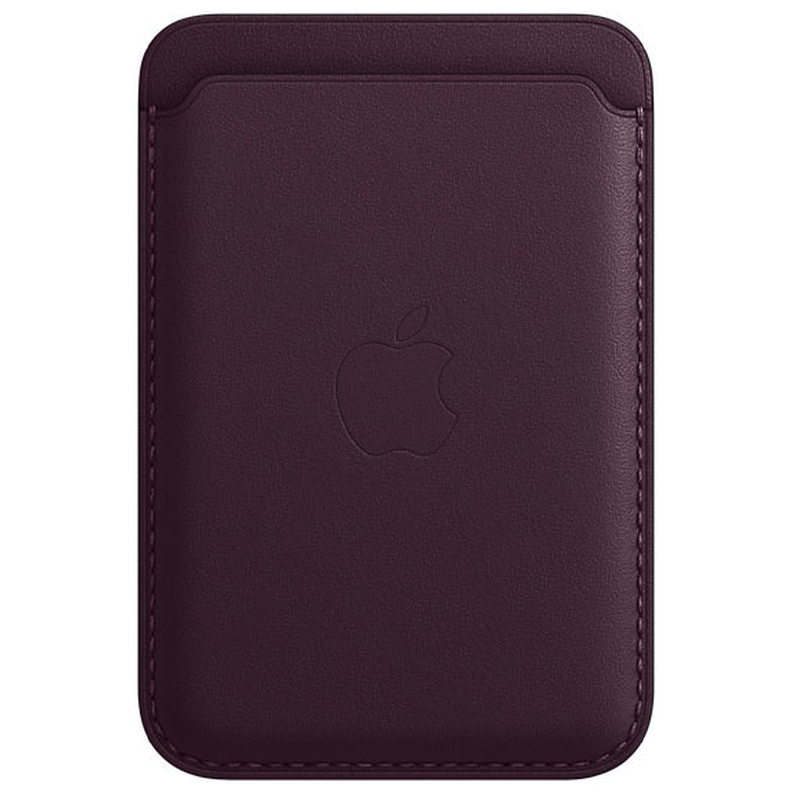 Apple iPhone Leather Wallet with MagSafe Cerise Noire iPhone 13 / 13 mini / 13 Pro / 13 Pro Max - Coque telephone Apple