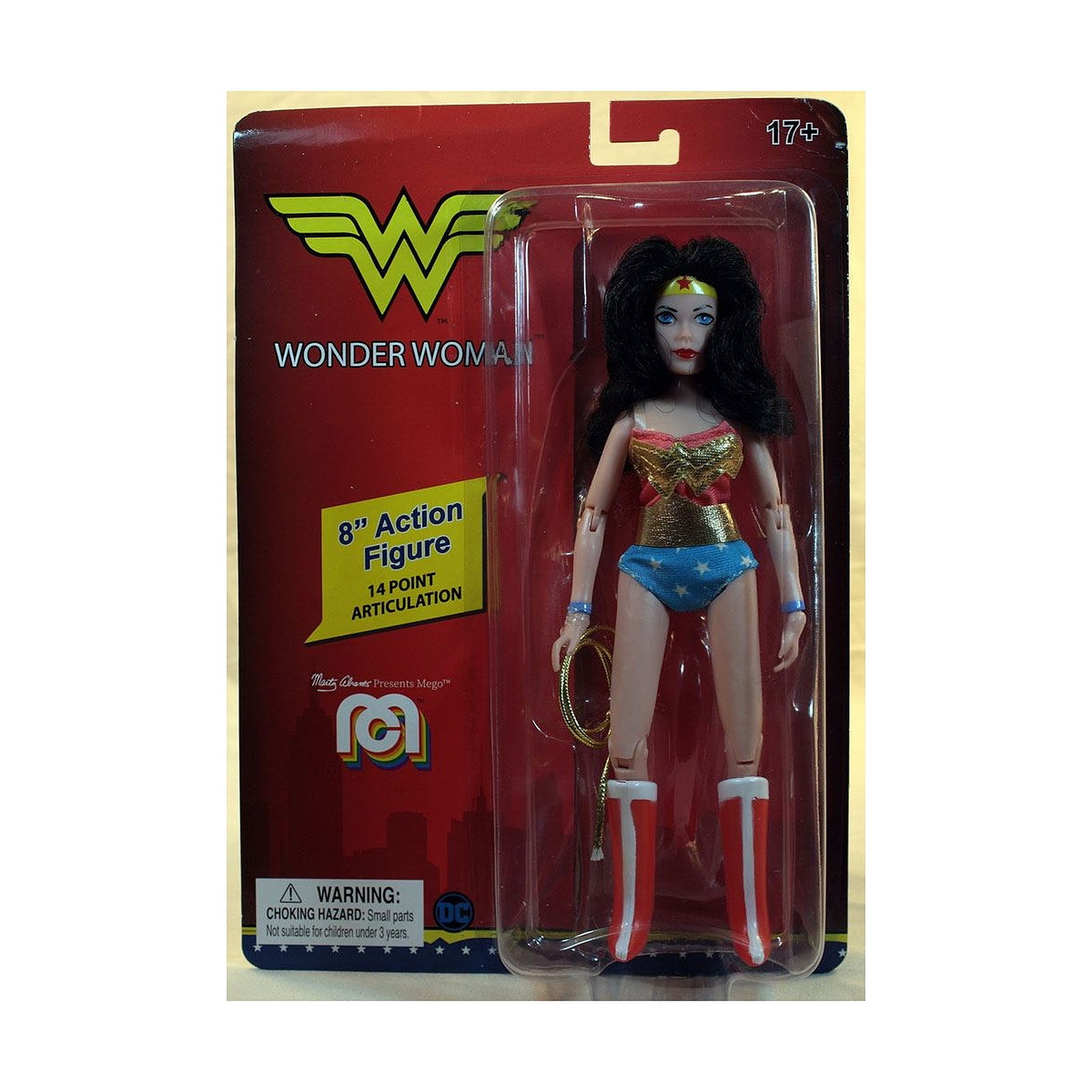 DC Comics - Figurine Retro Wonder Woman 20 cm - Figurines Mego