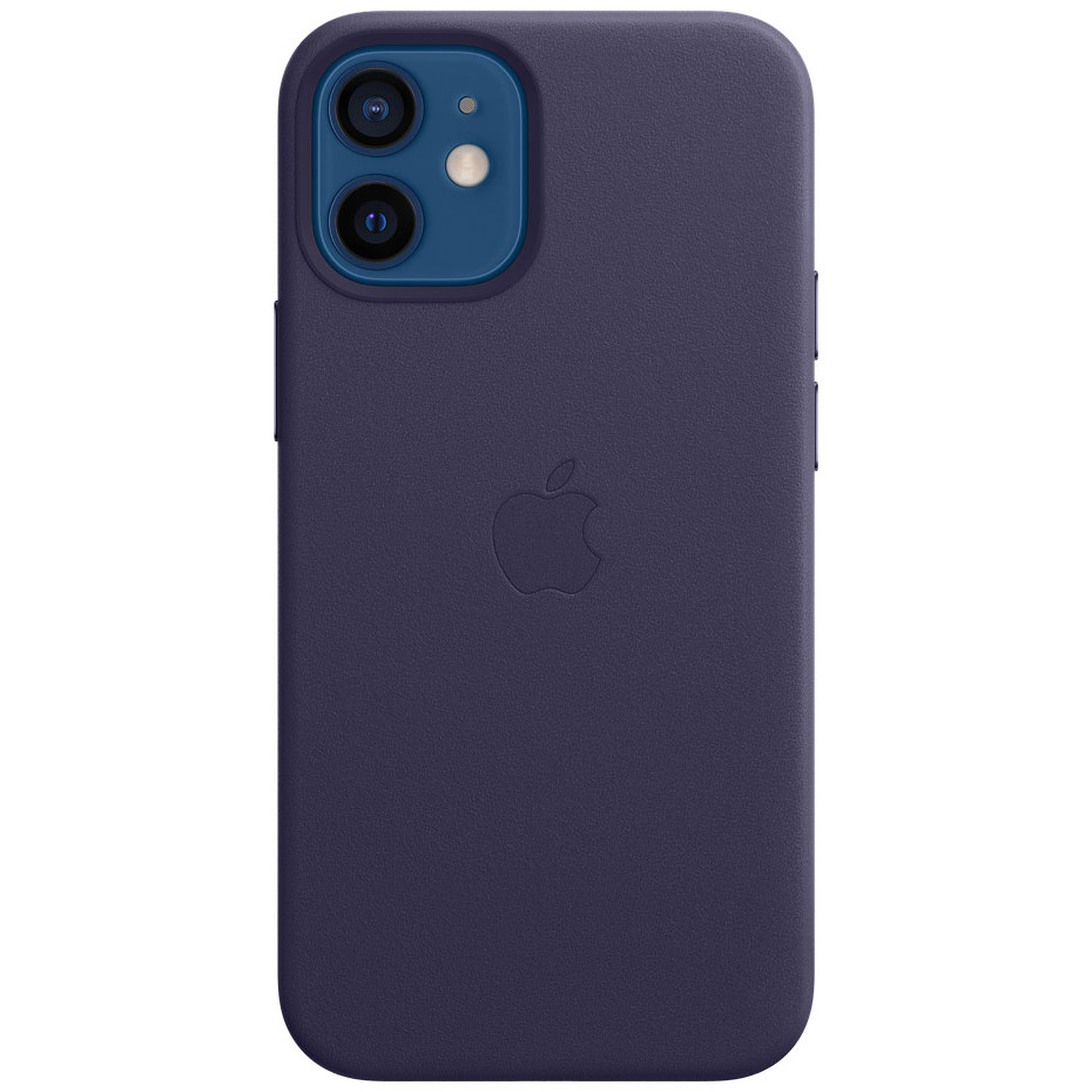 Apple Leather Case with MagSafe Violet Profond Apple iPhone 12 mini - Coque telephone Apple