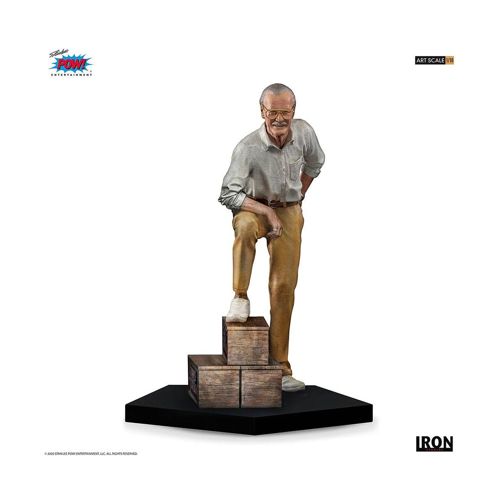 Marvel - Statuette Stan Lee 1/10 Art Scale - Figurines Iron Studios