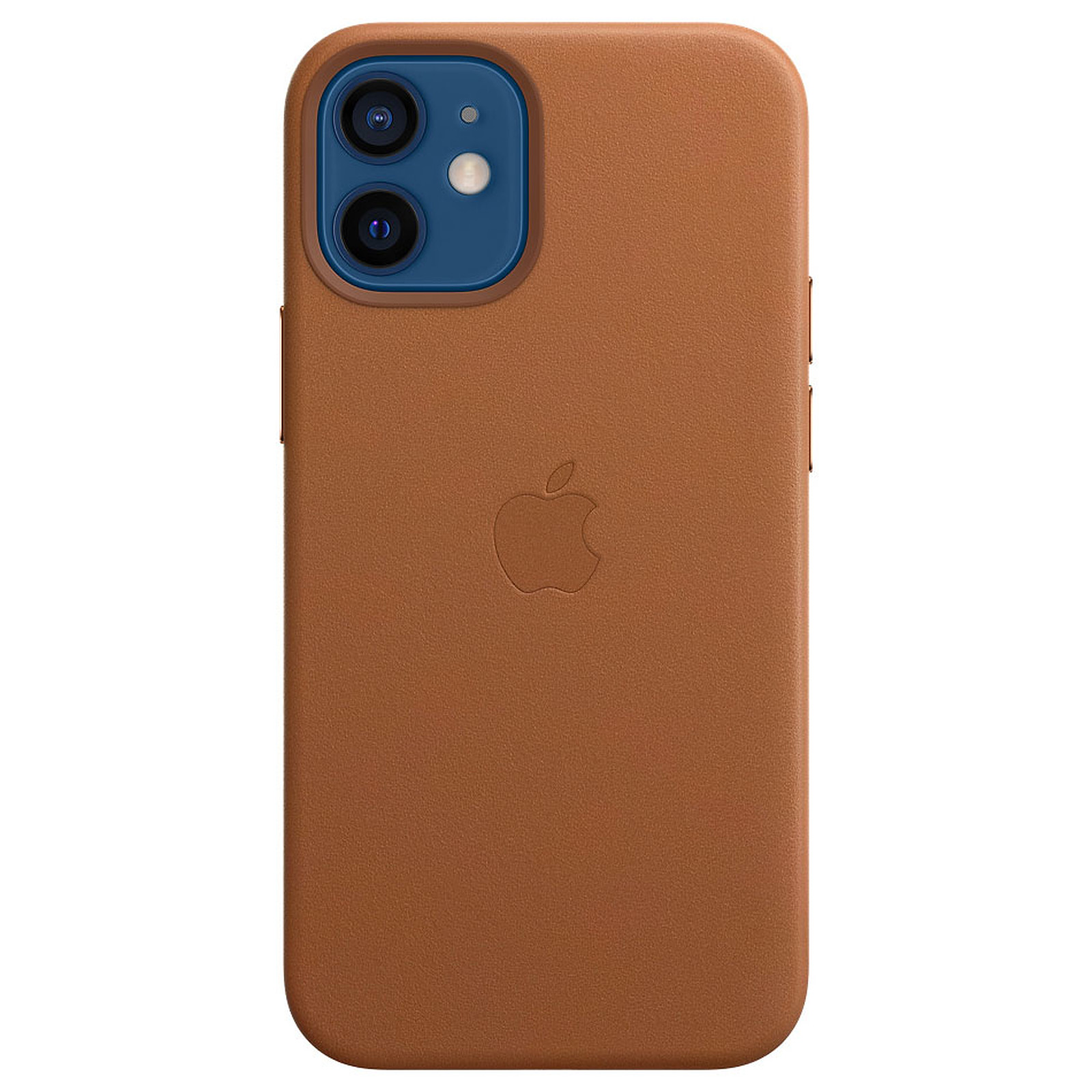 Apple Leather Case with MagSafe Havane Apple iPhone 12 mini - Coque telephone Apple