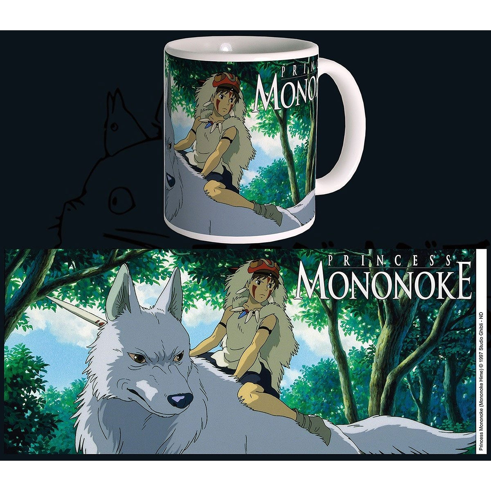 Studio Ghibli - Mug Princess Mononoke - Mugs Semic