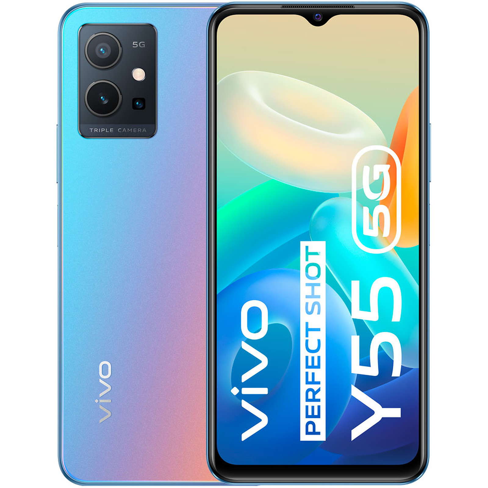 Vivo Y55 5G Bleu aclatant - Mobile & smartphone Vivo