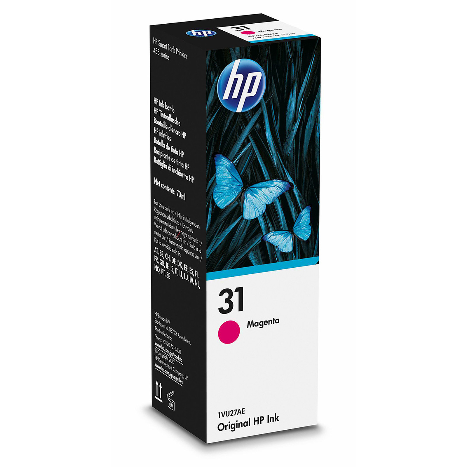 HP 31 (1VU27AE) - Magenta - Cartouche imprimante HP