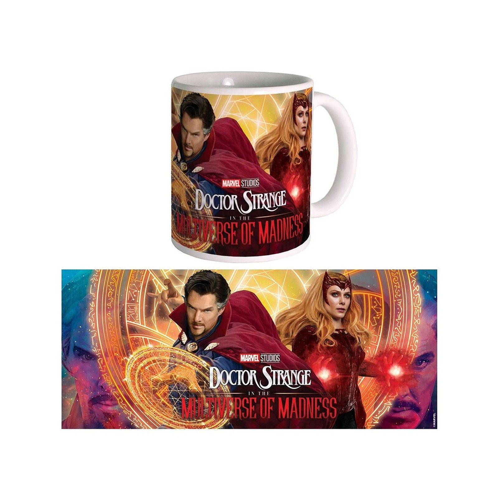 Doctor Strange in the Multiverse of Madness - Mug The Sorcerer and The Witch - Mugs Semic