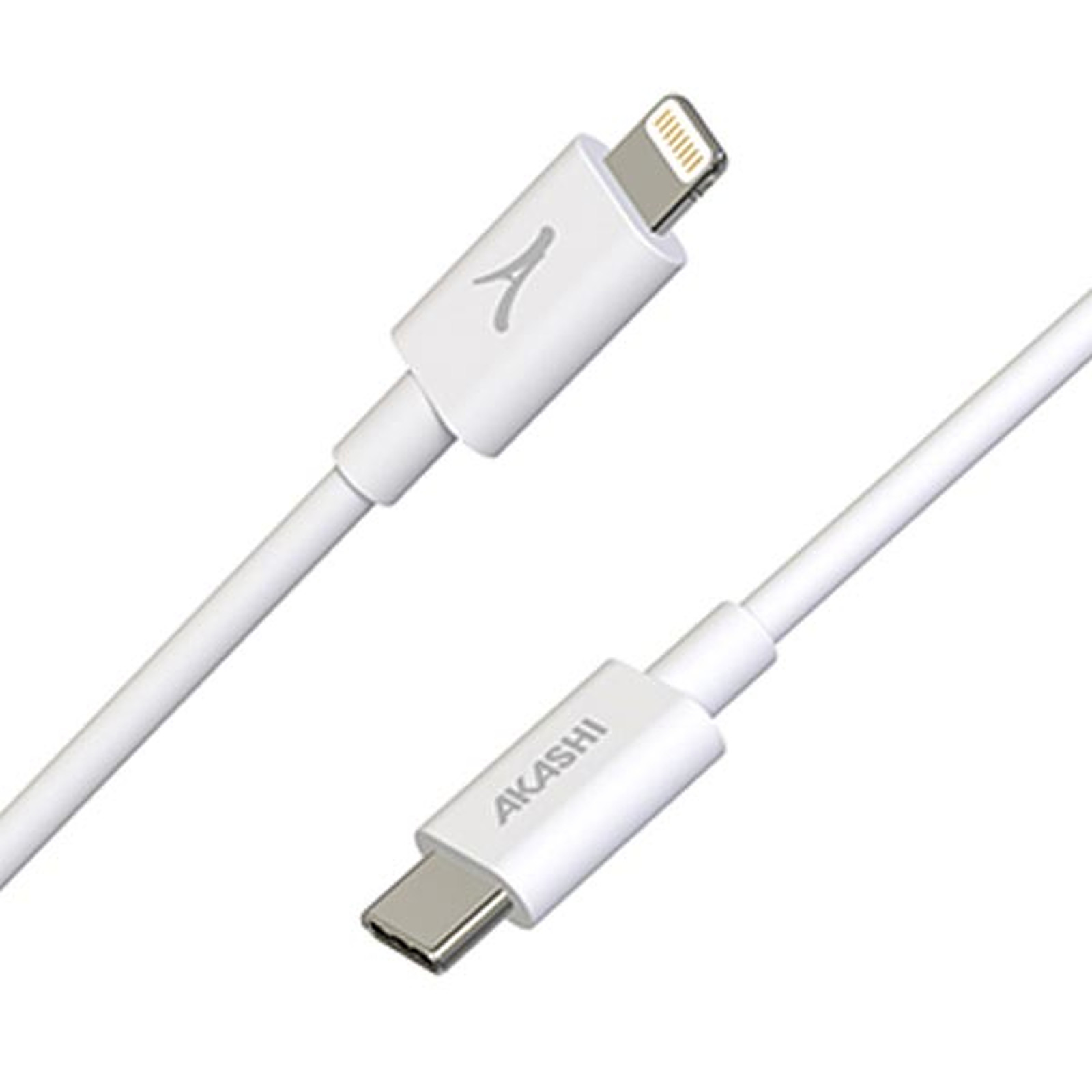 Akashi Cable Eco USB-C vers Lightning Blanc (1 m) - USB Akashi