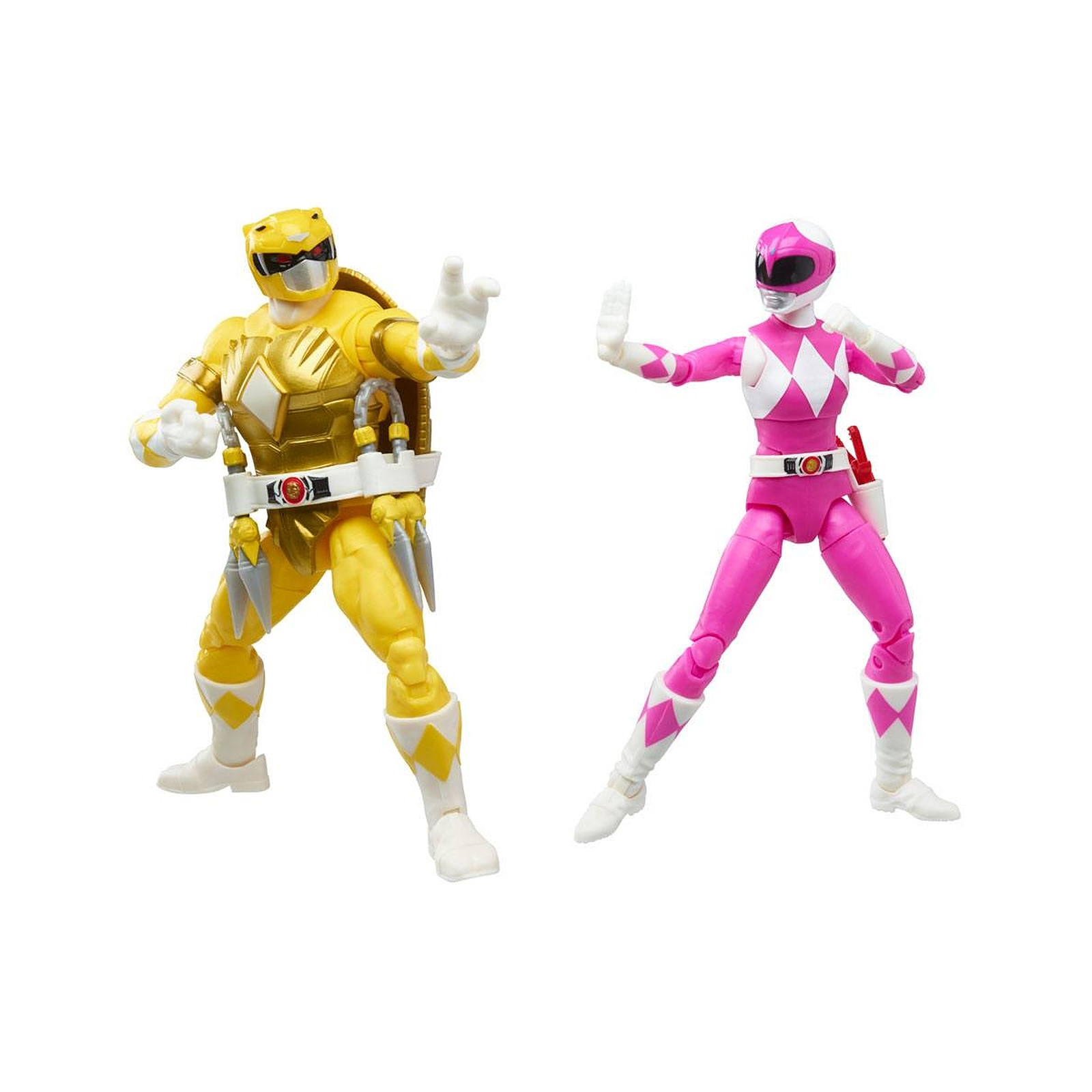 Power Rangers X TMNT Lightning Collection 2022 - Figurines Morphed April O'Neil & Michelangelo - Figurines Hasbro