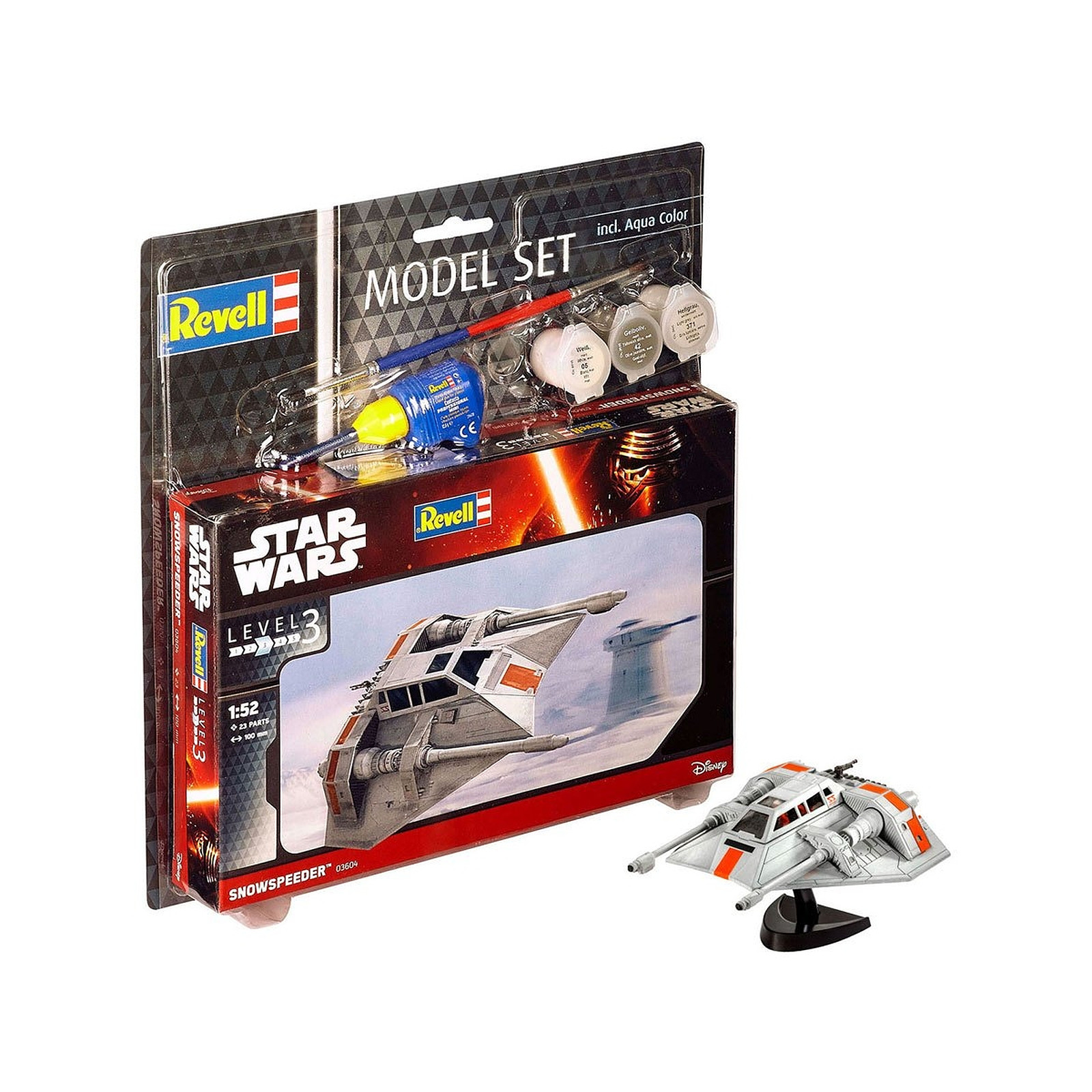 Star Wars - Maquette 1/52 Model Set Snowspeeder 10 cm - Figurines Revell