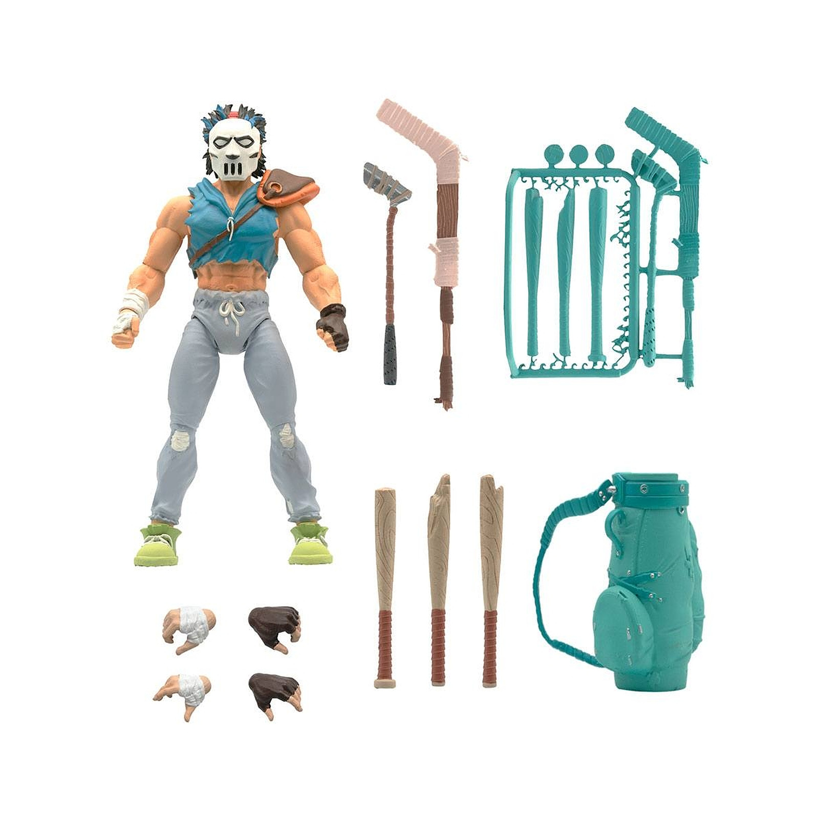 Les Tortues ninja - Figurine Ultimates Casey Jones 18 cm - Figurines Super7