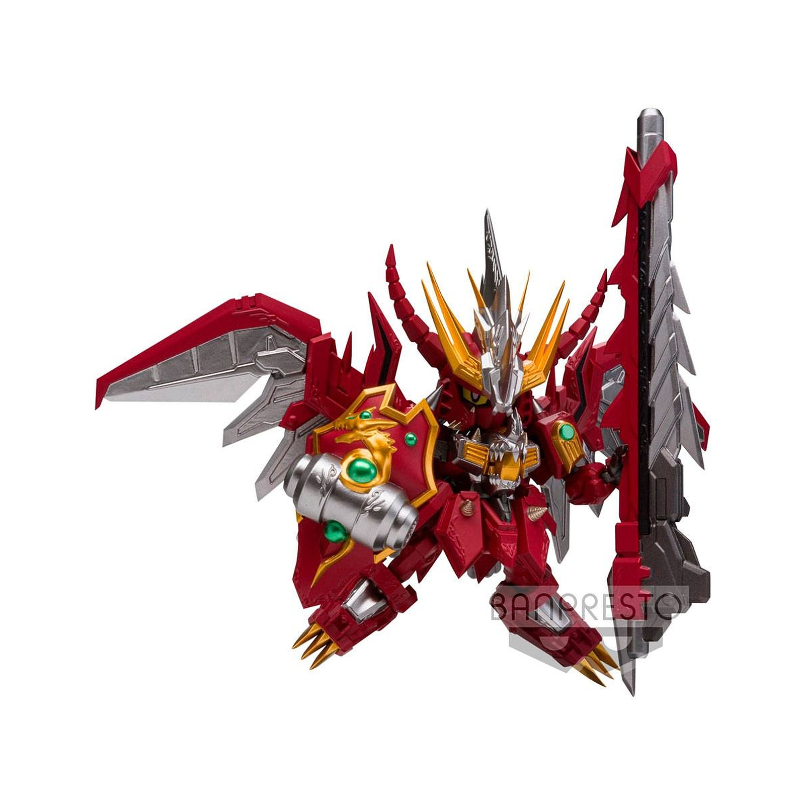 Gundam SD - Statuette Red Lancer 9 cm - Figurines Banpresto