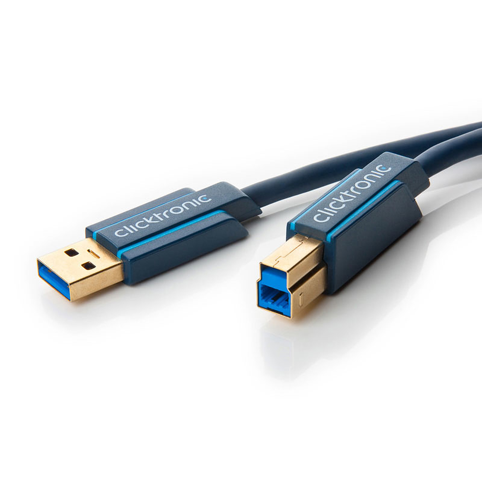 Clicktronic Cable USB 3.0 Type AB (Male/Male) - 1.8 m - USB Clicktronic