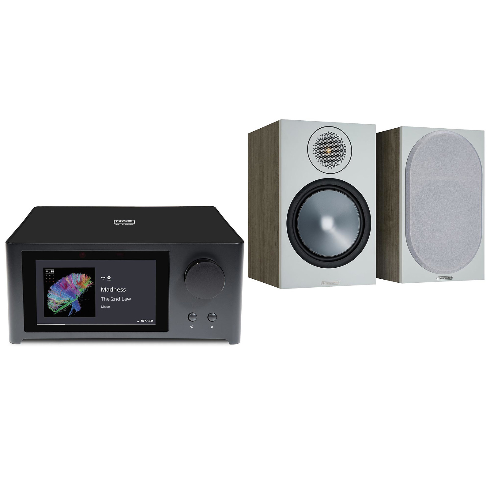 NAD C 700 + Monitor Audio Bronze 100 Urban Grey - Chaine Hifi NAD Electronics International
