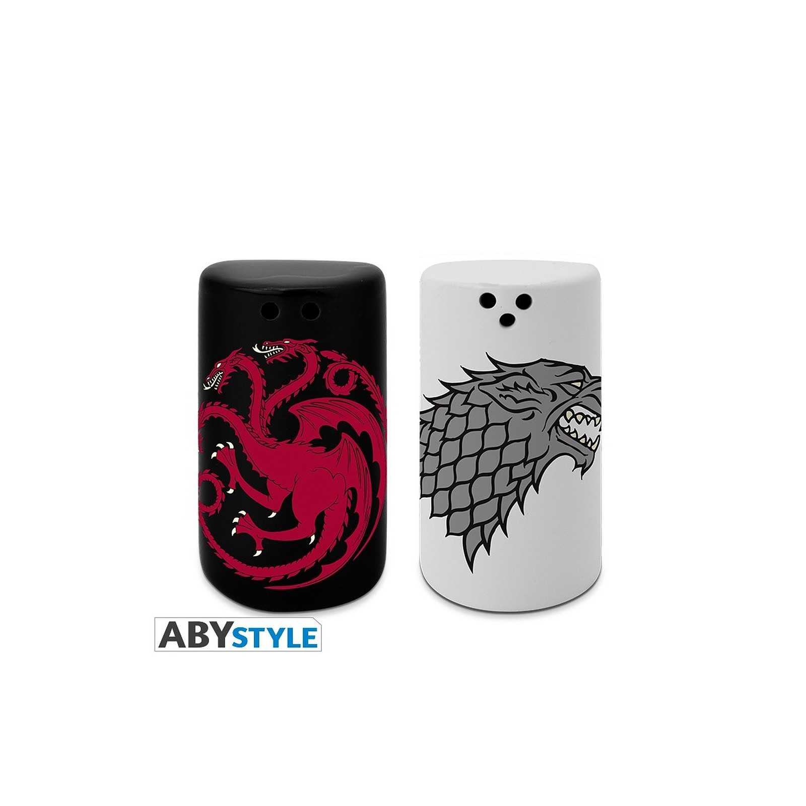 Game Of Thrones - Salière & Poivrière Stark & Targaryen - Mugs Abystyle