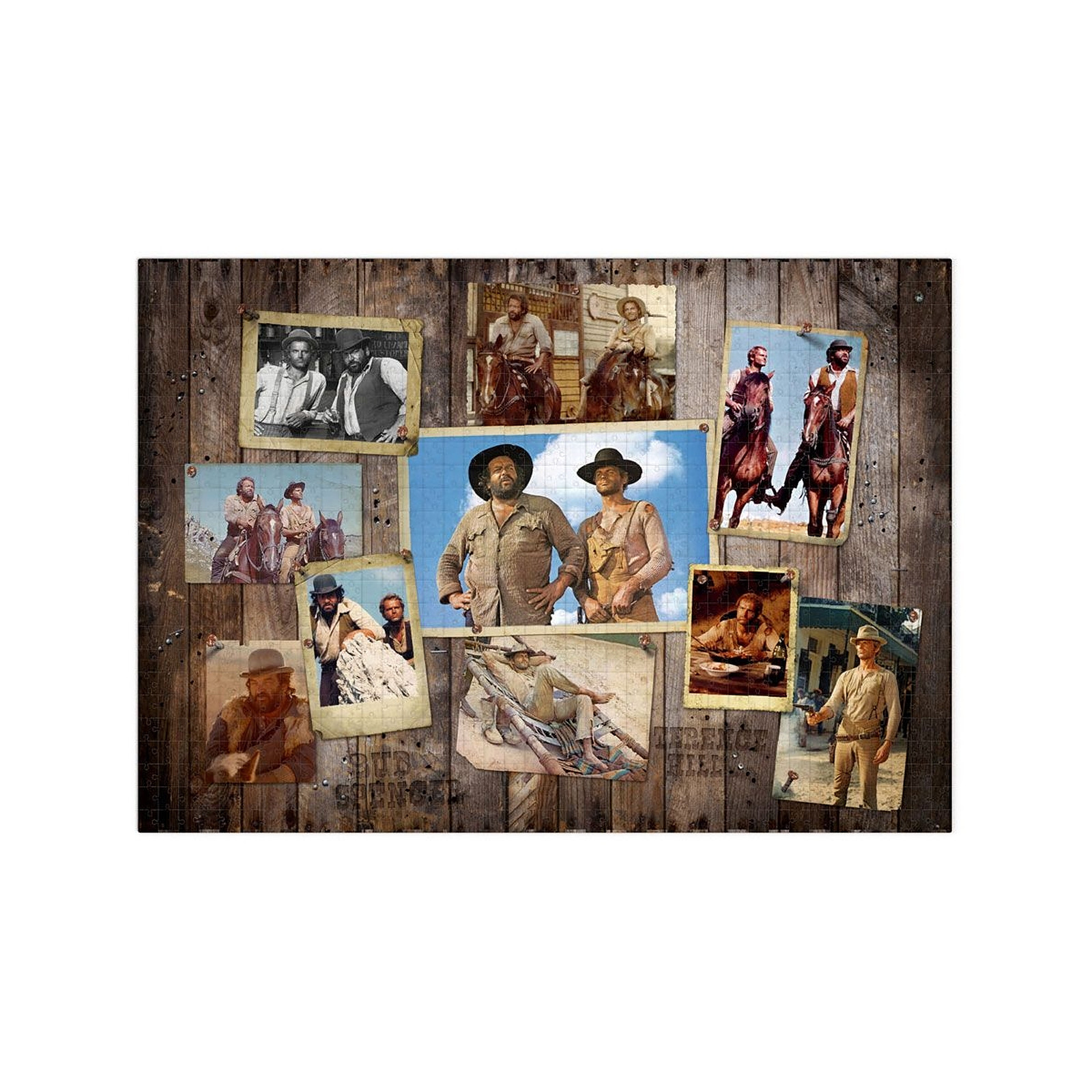 Bud Spencer & Terence Hill - Puzzle Western Photo Wall (1000 pièces) - Puzzle Oakie Doakie Games