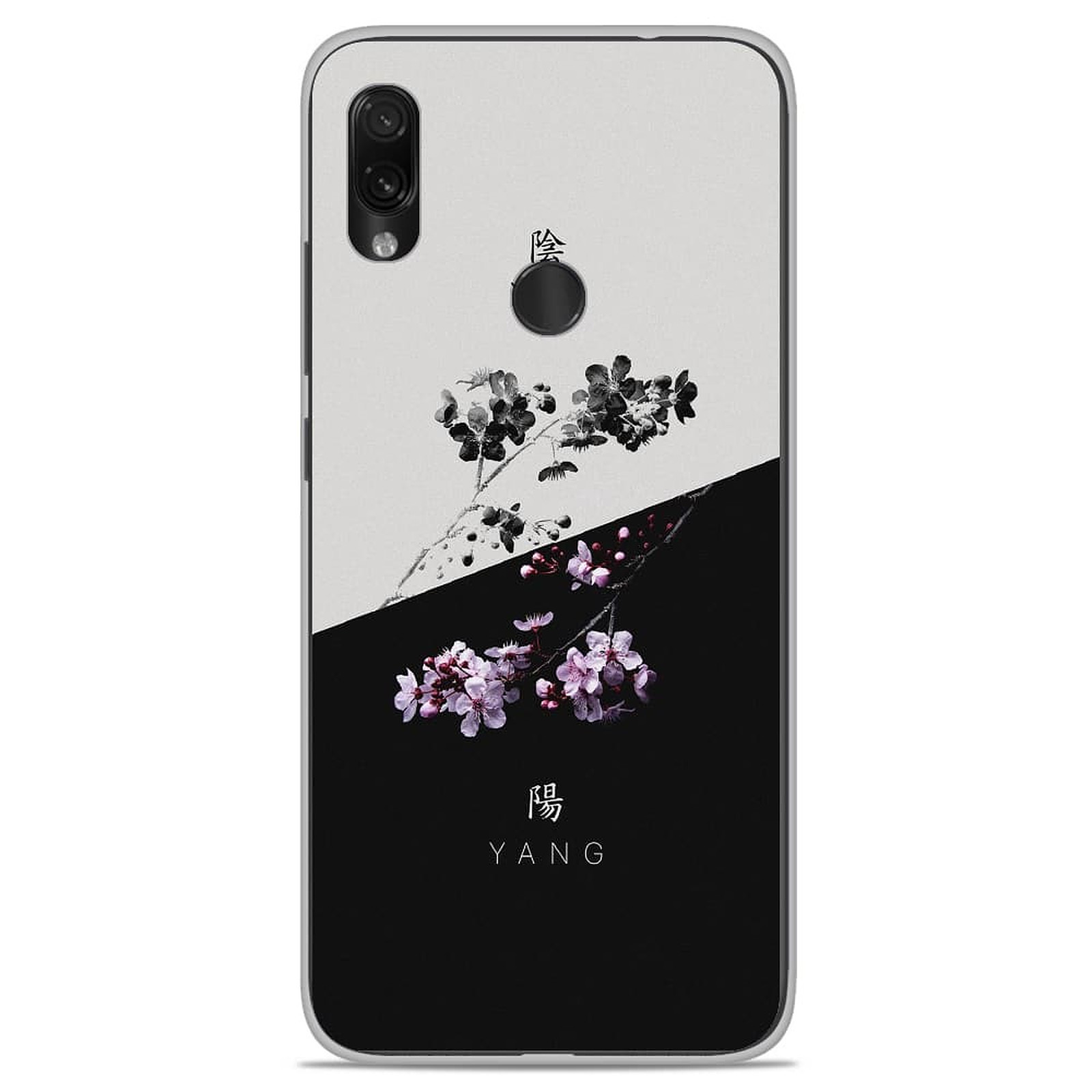 1001 Coques Coque silicone gel Xiaomi Redmi Note 7 / Note 7 Pro motif Yin et Yang - Coque telephone 1001Coques