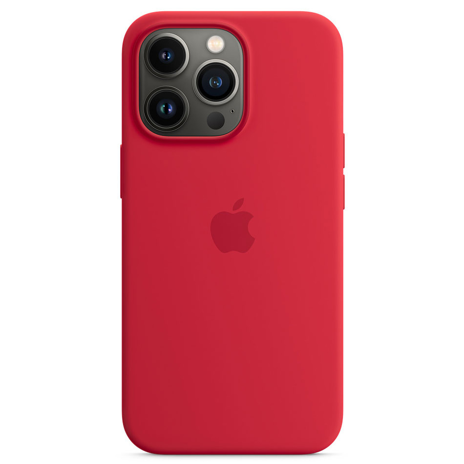 Apple Silicone Case with MagSafe (PRODUCT)RED Apple iPhone 13 Pro - Coque telephone Apple
