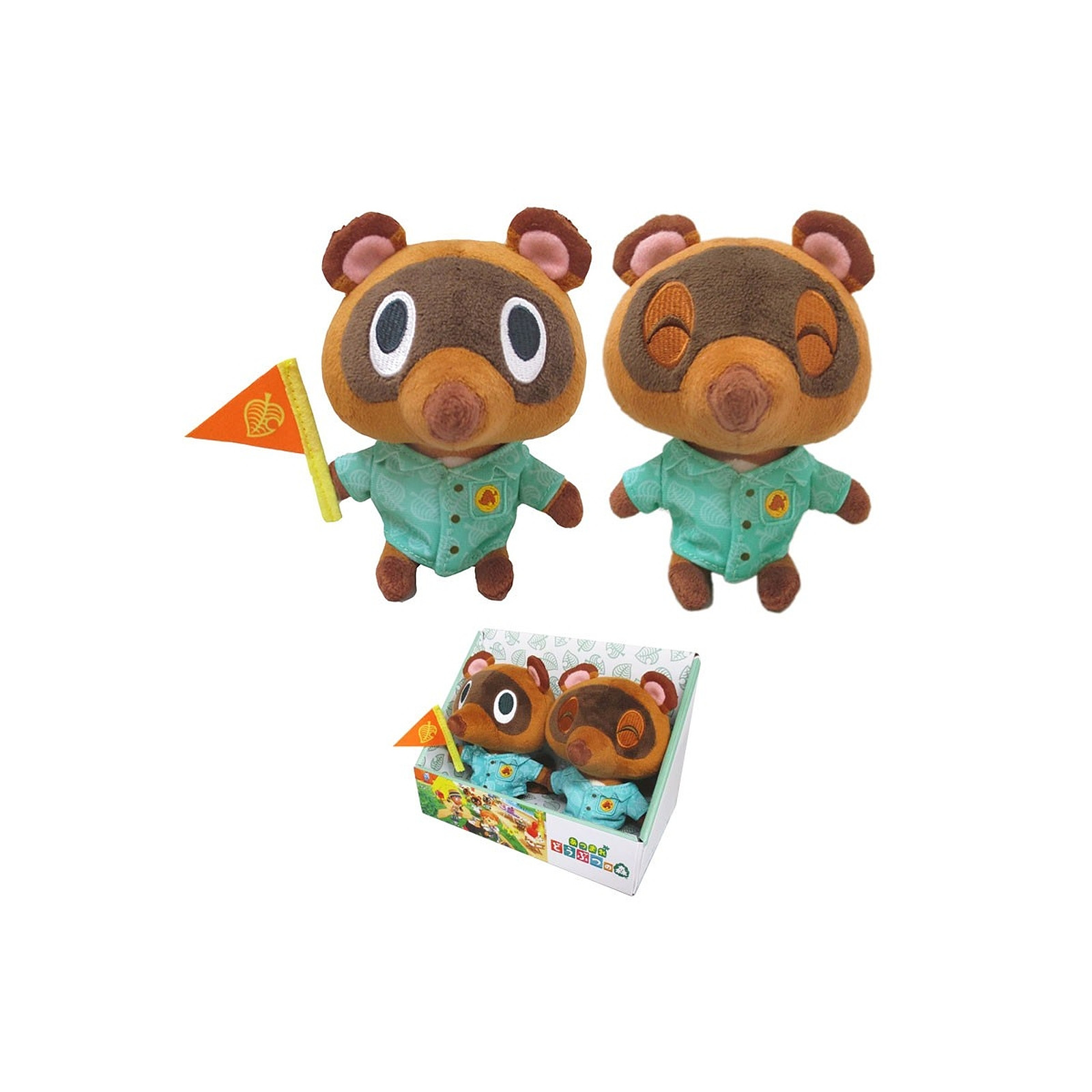 Animal Crossing - Set de 2 Peluches : Tommy & Timmy 15cm - Peluches Together +