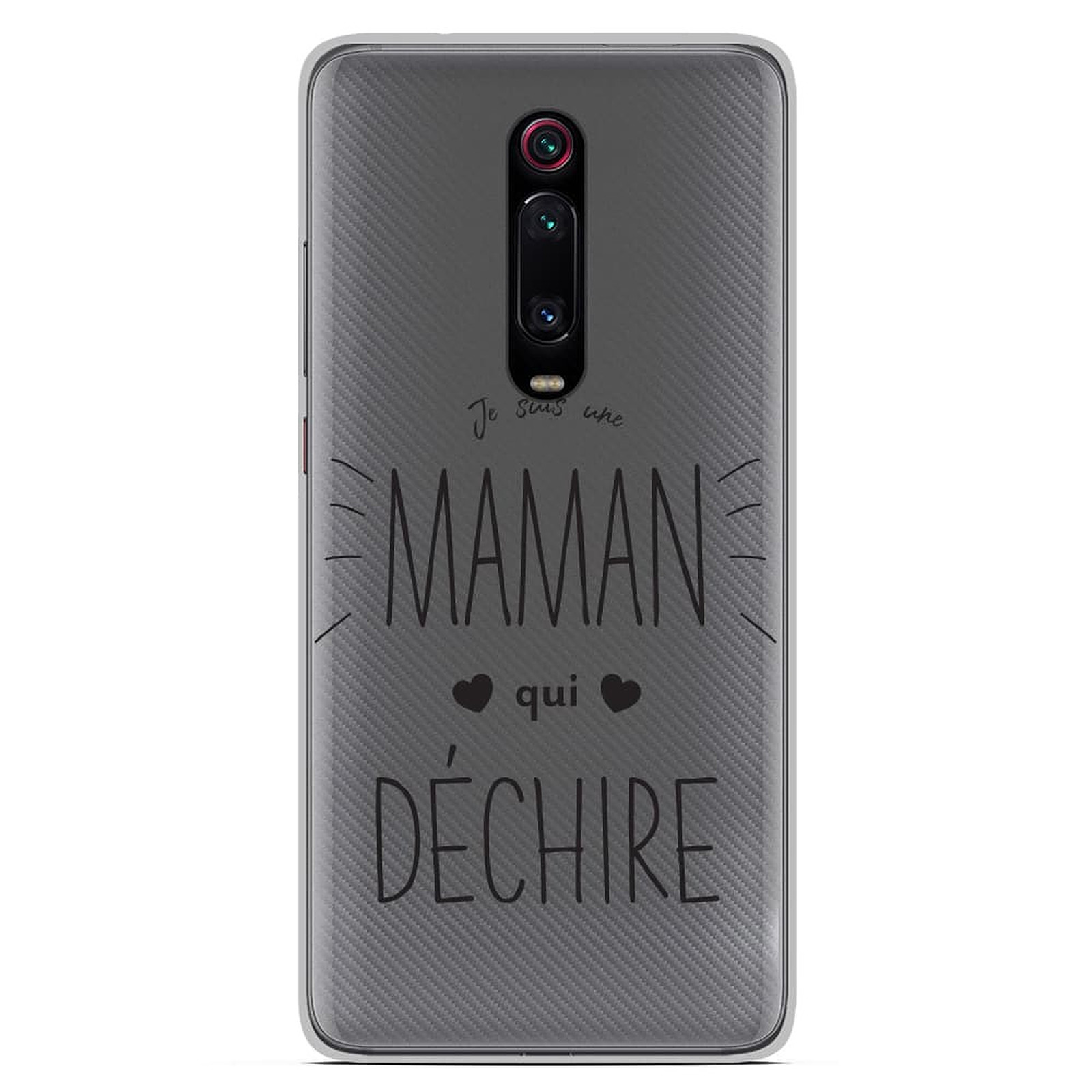 1001 Coques Coque silicone gel Xiaomi Mi 9T motif Maman qui de´chire - Coque telephone 1001Coques