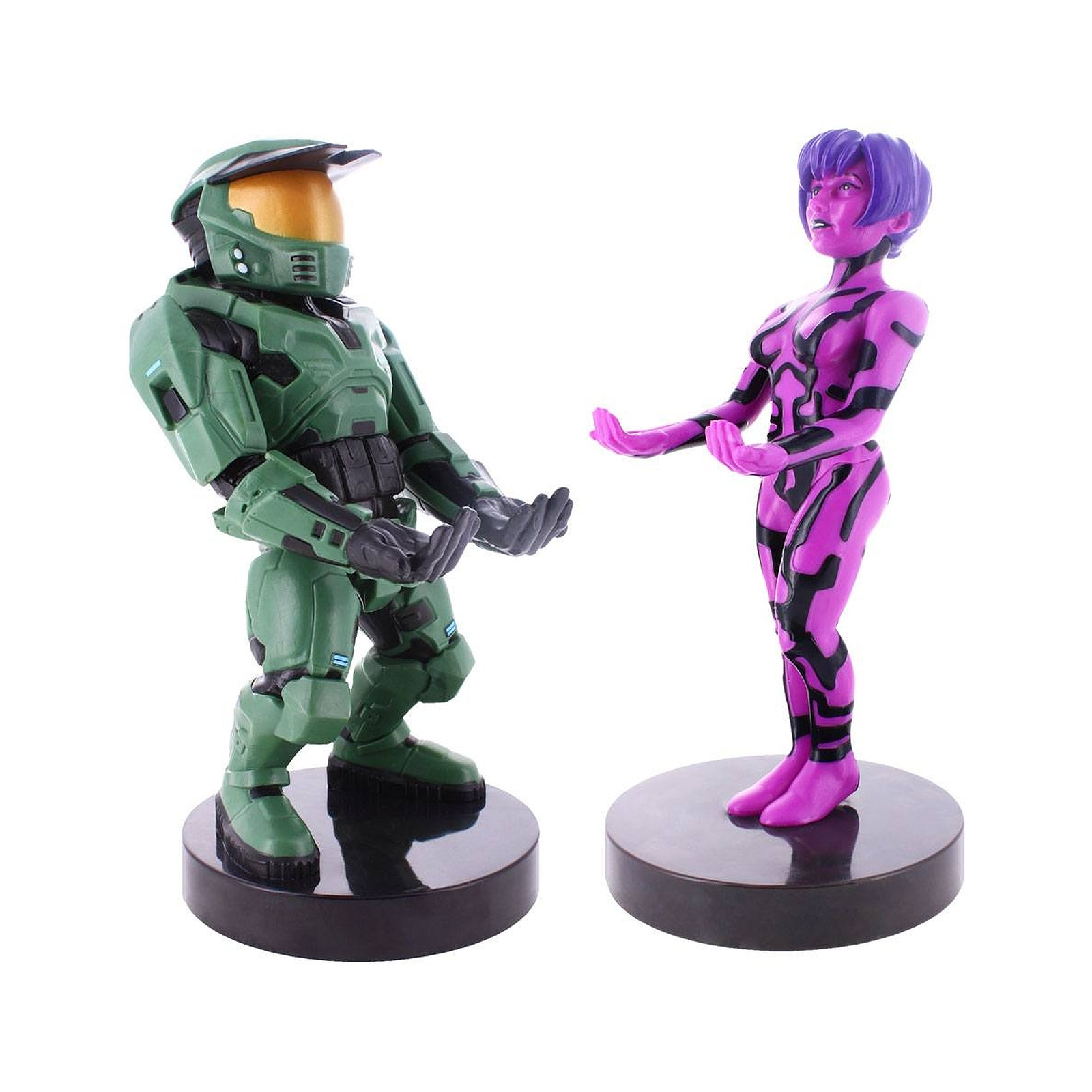 Halo 20th Anniversary - Pack de 2 Figurine Cable Guy Master Chief & Cortana 20 cm - Figurines Exquisite Gaming